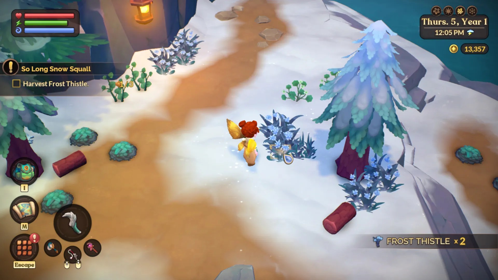 Where to find Frost Thistle in Fae Farm