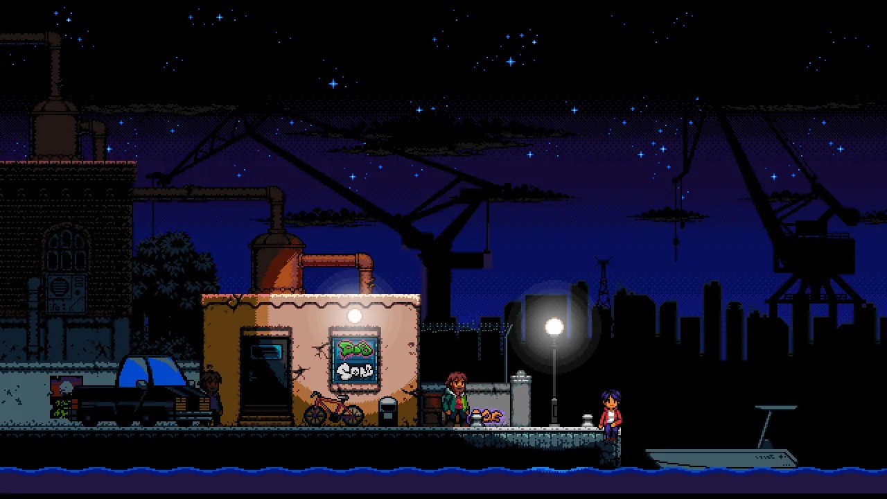 A Void Hope Keegan and Gilda on the dock