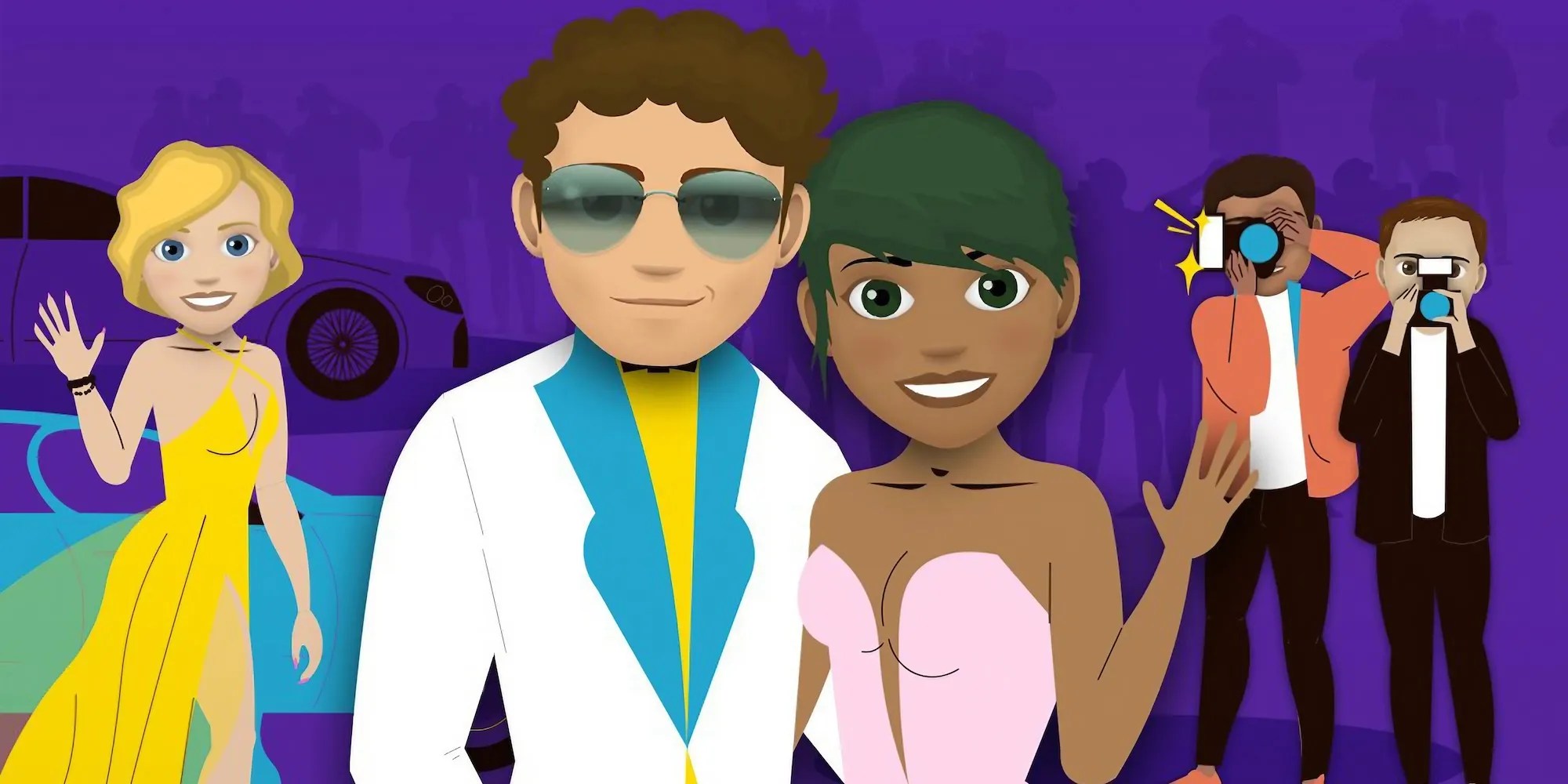 BitLife red carpet art poster.