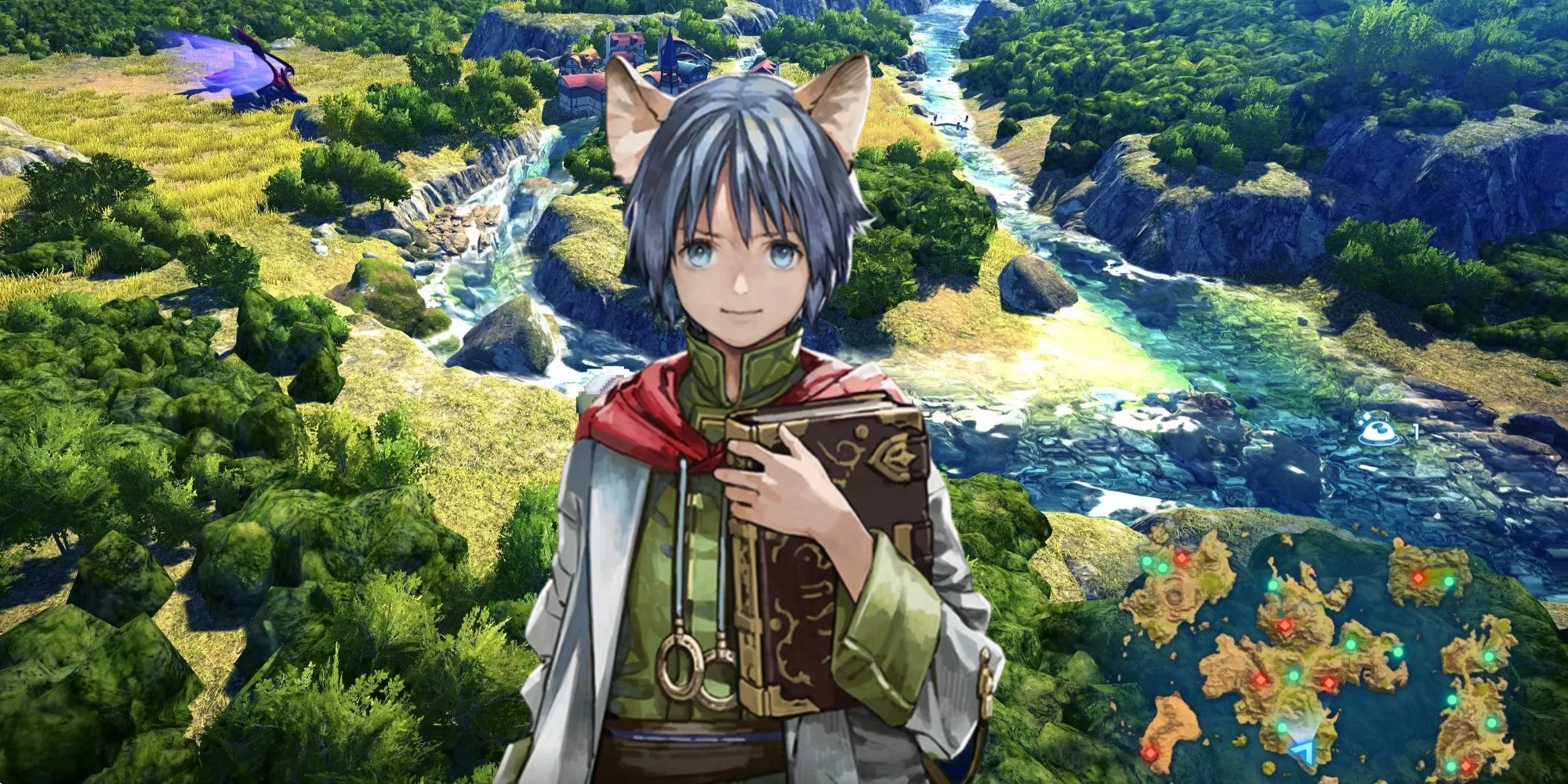 A hand drawn portrait of Leon against the back drop of the world map