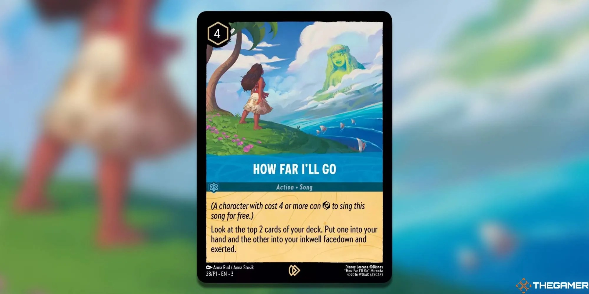 How Far I’ll Go Lorcana Card