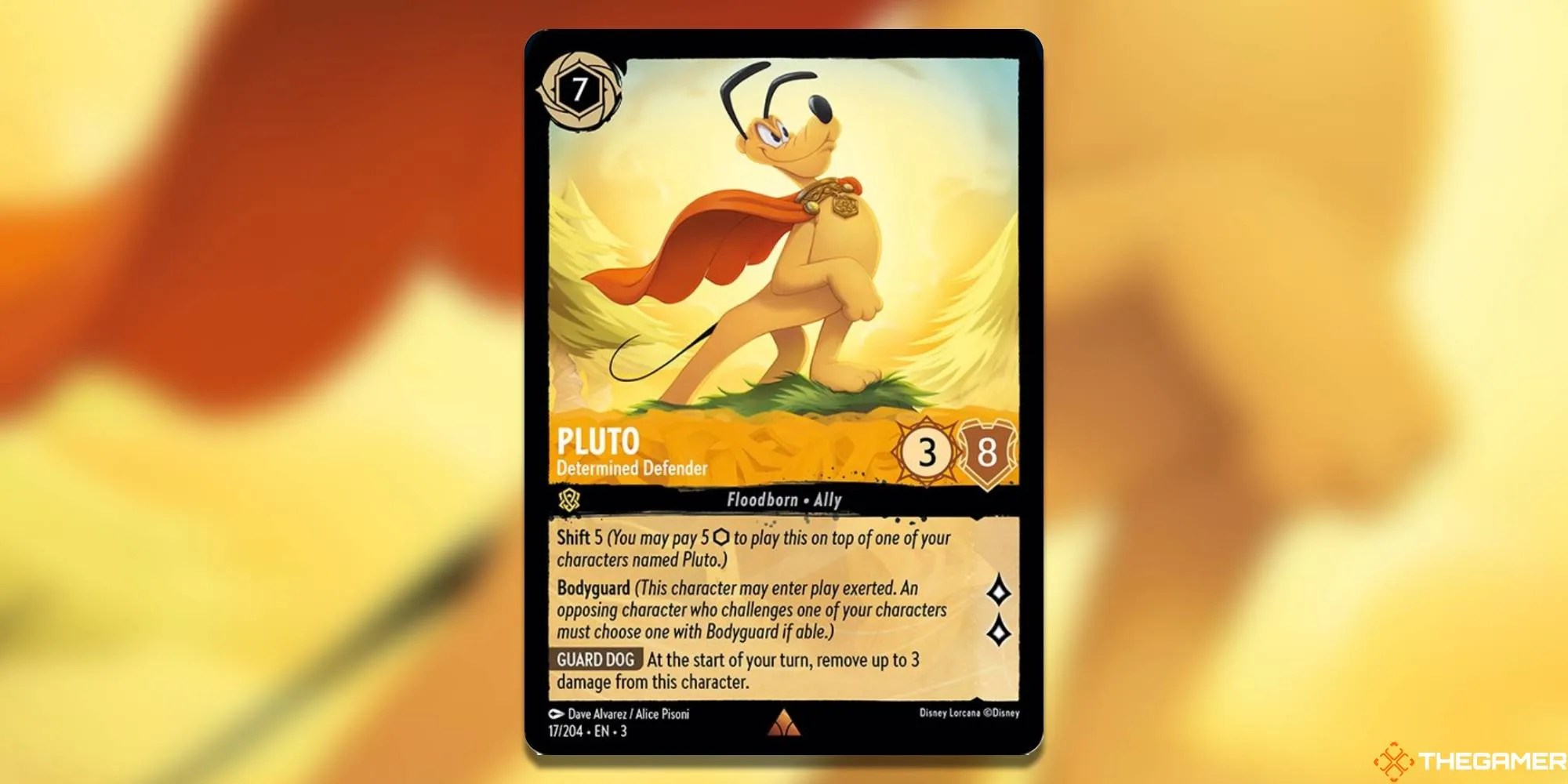 Pluto - Determined Defender Lorcana Card