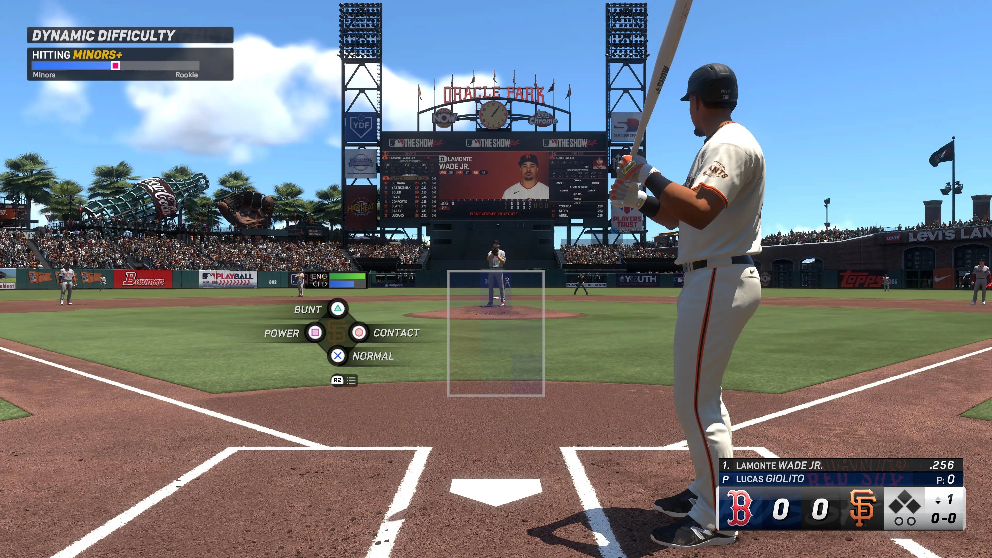 Batting in MLB The Show 24