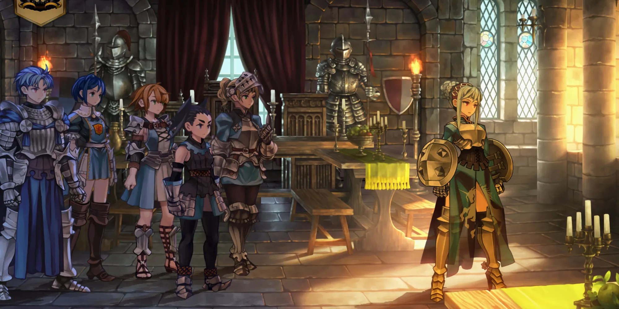 Unicorn Overlord, Alain having a meeting with the troops