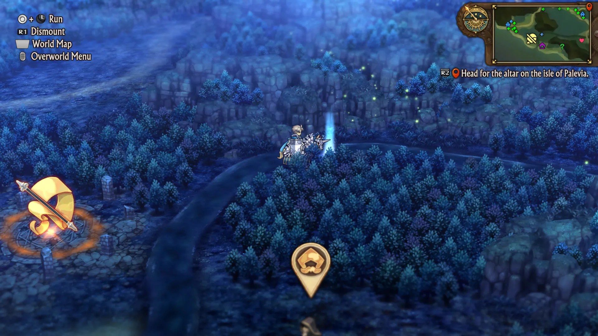 Unicorn Overlord, Collecting resources in the wood