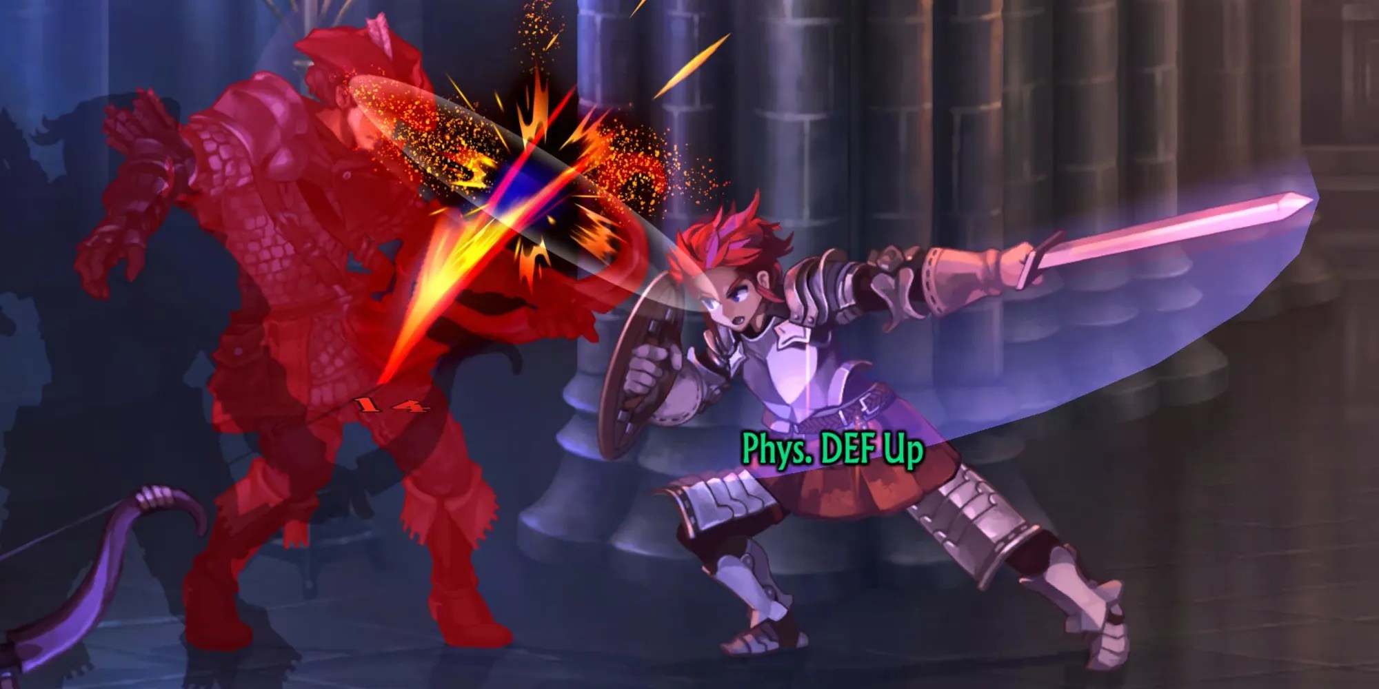 Unicorn Overlord, Lex Slashing an Archer