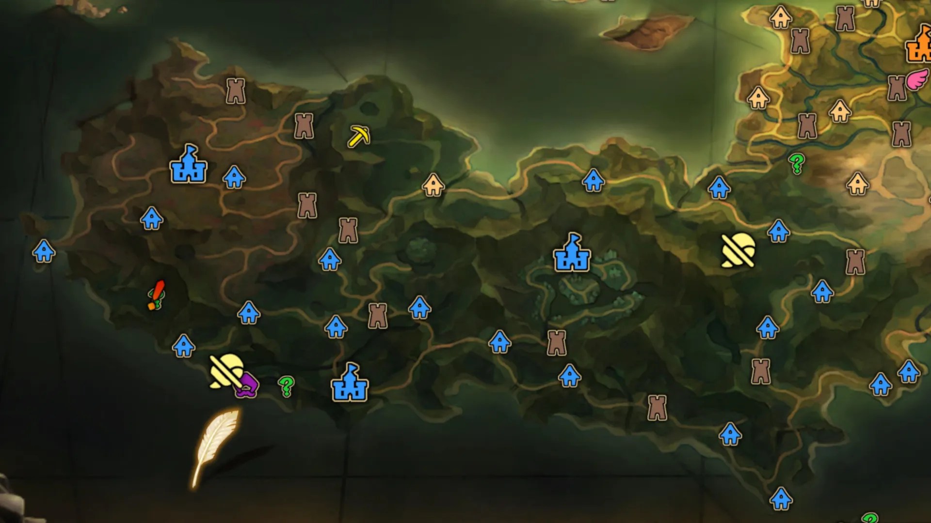 Unicorn Overlord, Map of Elheim