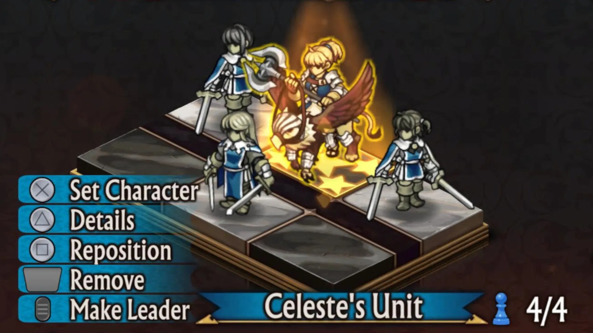 Unicorn Overlord, Setting the unit&rsquo;s leader