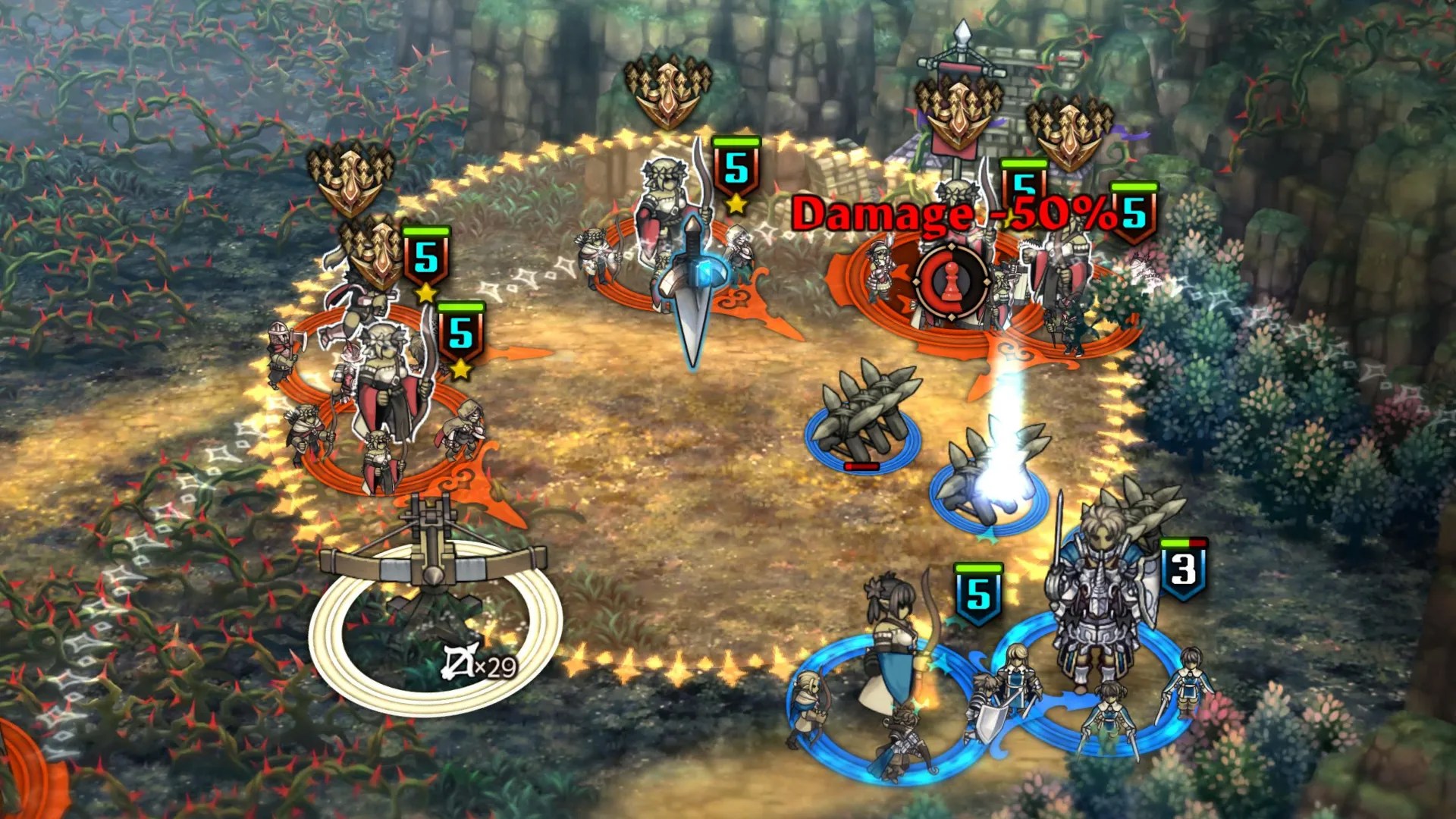 Unicorn Overlord, Using the Arrow Rain Skill