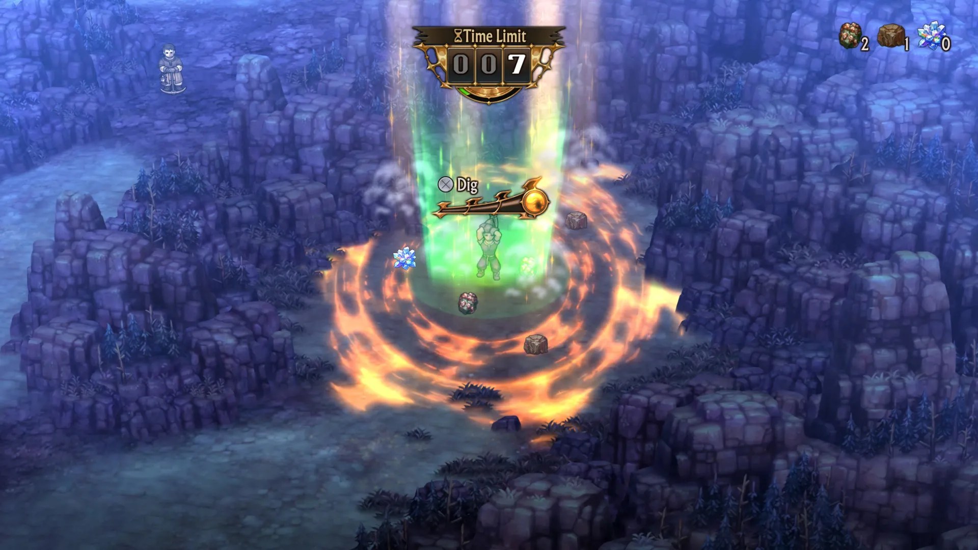 Unicorn Overlord, Using the Mega Dig