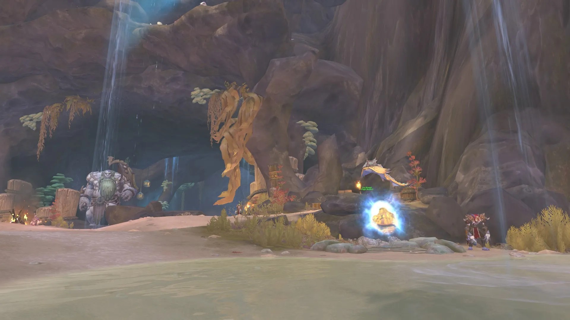 The portal to Dazar’alor in The Unshackled settlement of Newhome