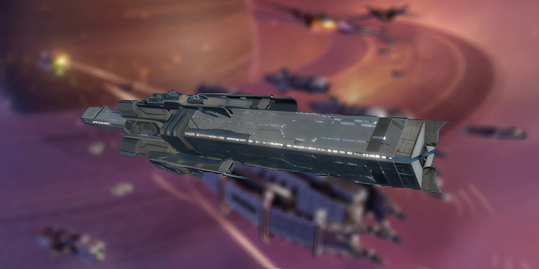 Tagnarov Titan, TEC Primacy&rsquo;s flagship, has the appearance of a large cannon