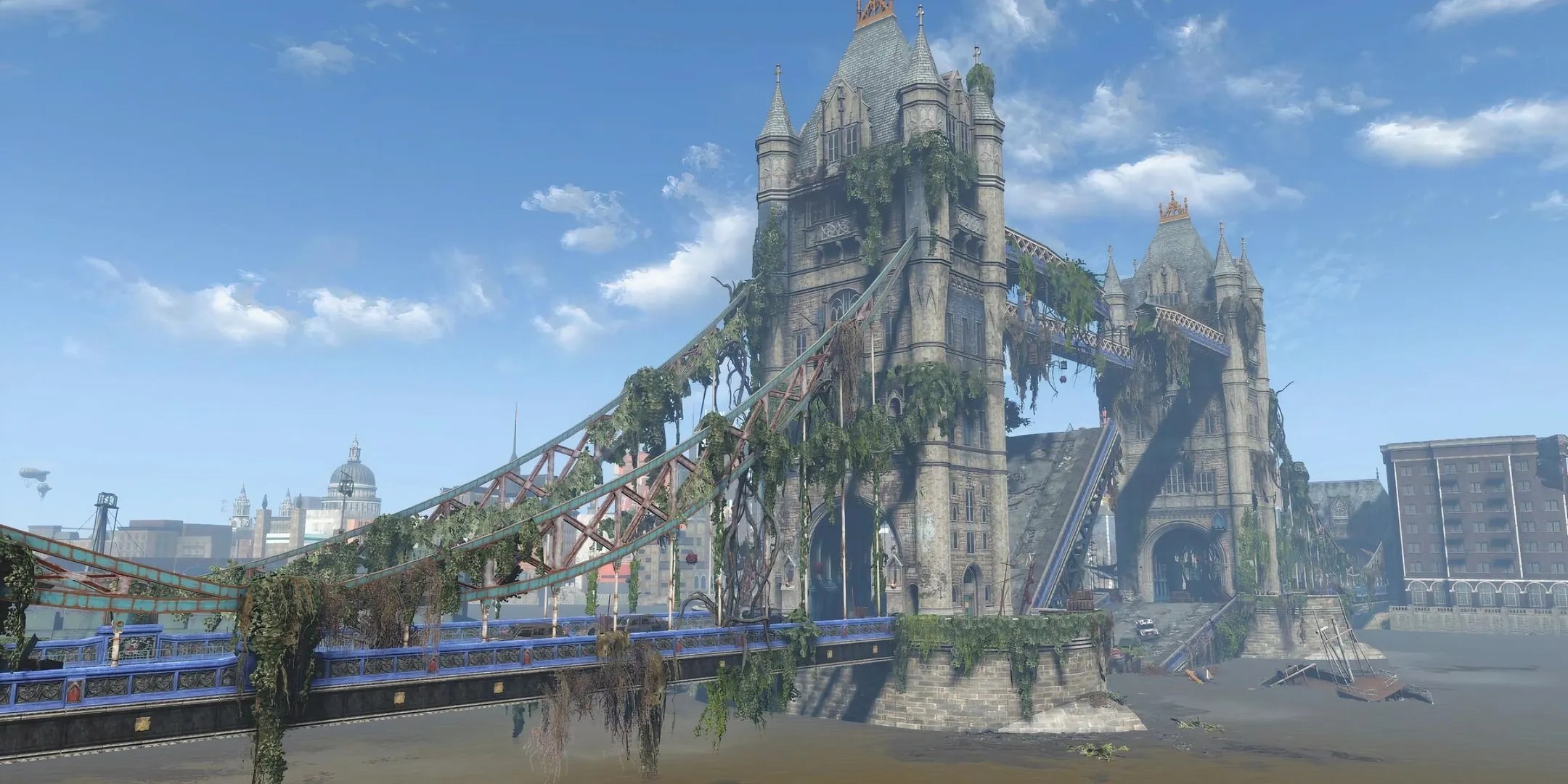 Tower Bridge standing tall over the river