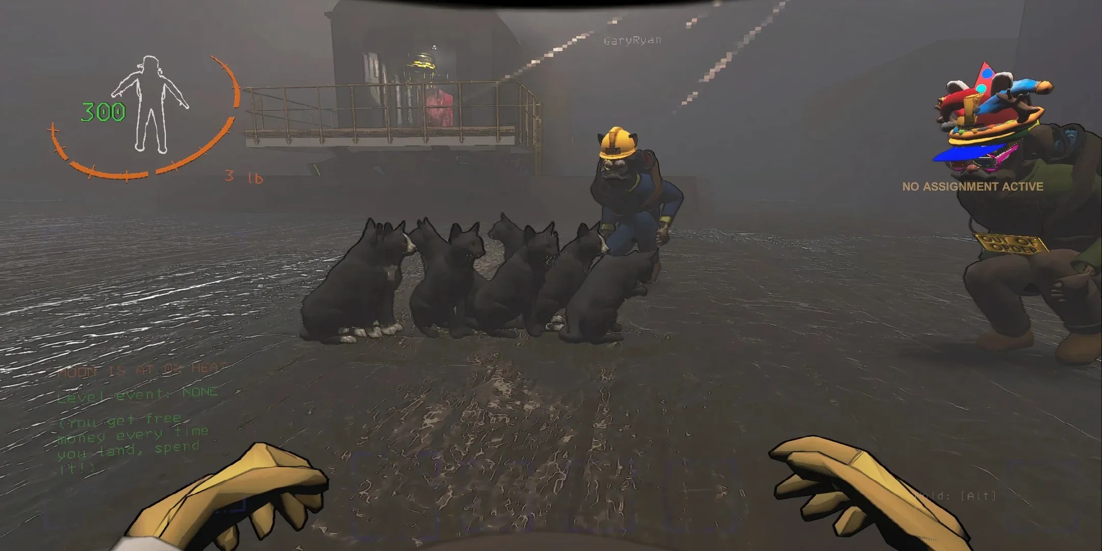 A mod that adds a bunch of cats to collect in Lethal Company.