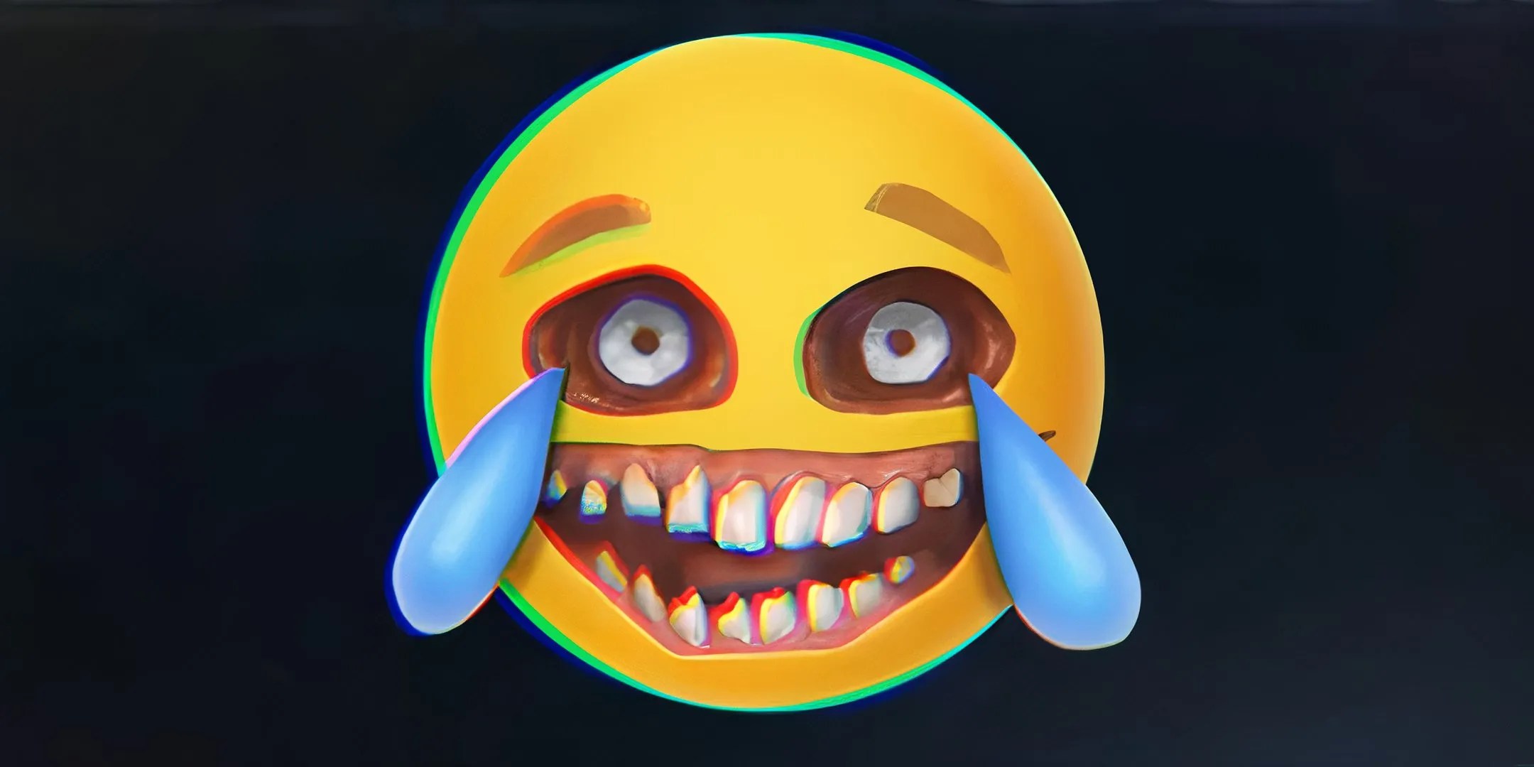 The creepy, hyperrealistic smiley face mascot of the game REPO.