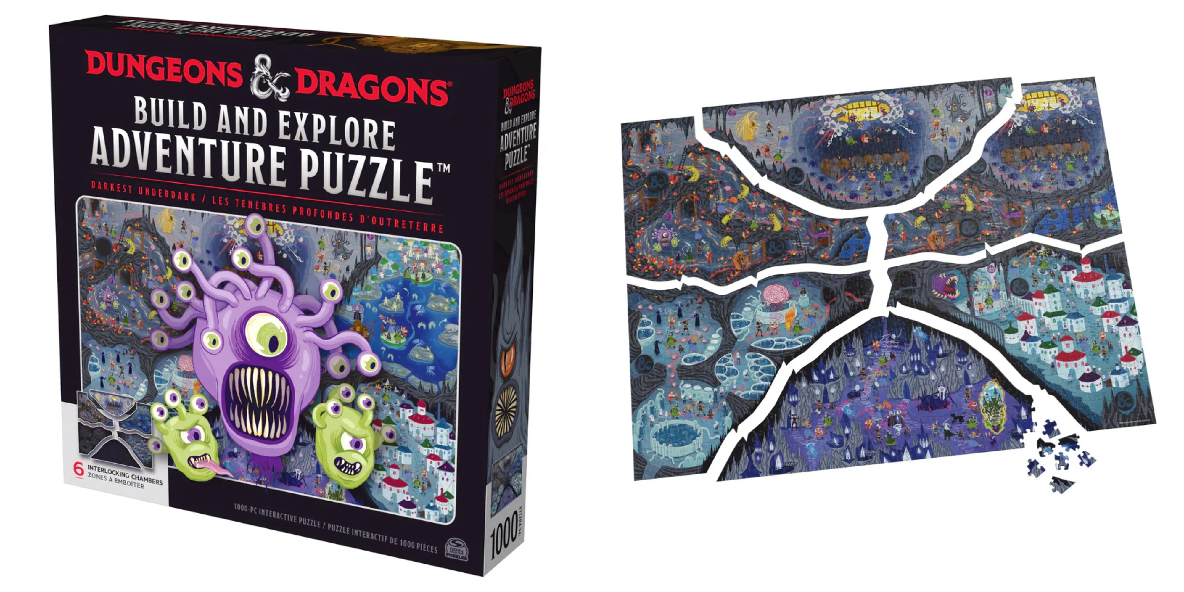 The D&amp;D Build and Explore Adventure Puzzle lets you build your own world.