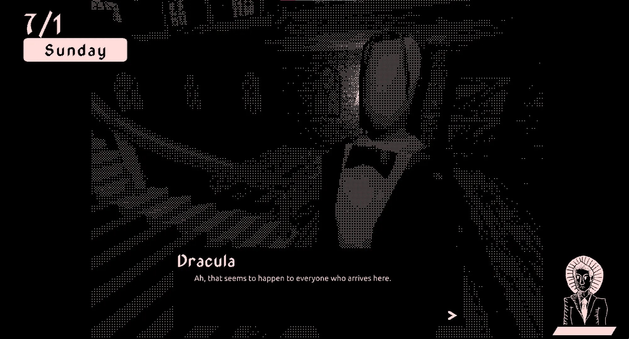 a conversation with dracula in byte
