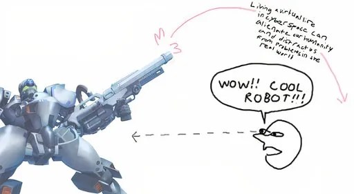 The &ldquo;Wow, Cool Robot!&rdquo; meme used to showcase that fans of mecha often ignore the symbolism and storytelling of the genre, in lieu of the robots being cool.
