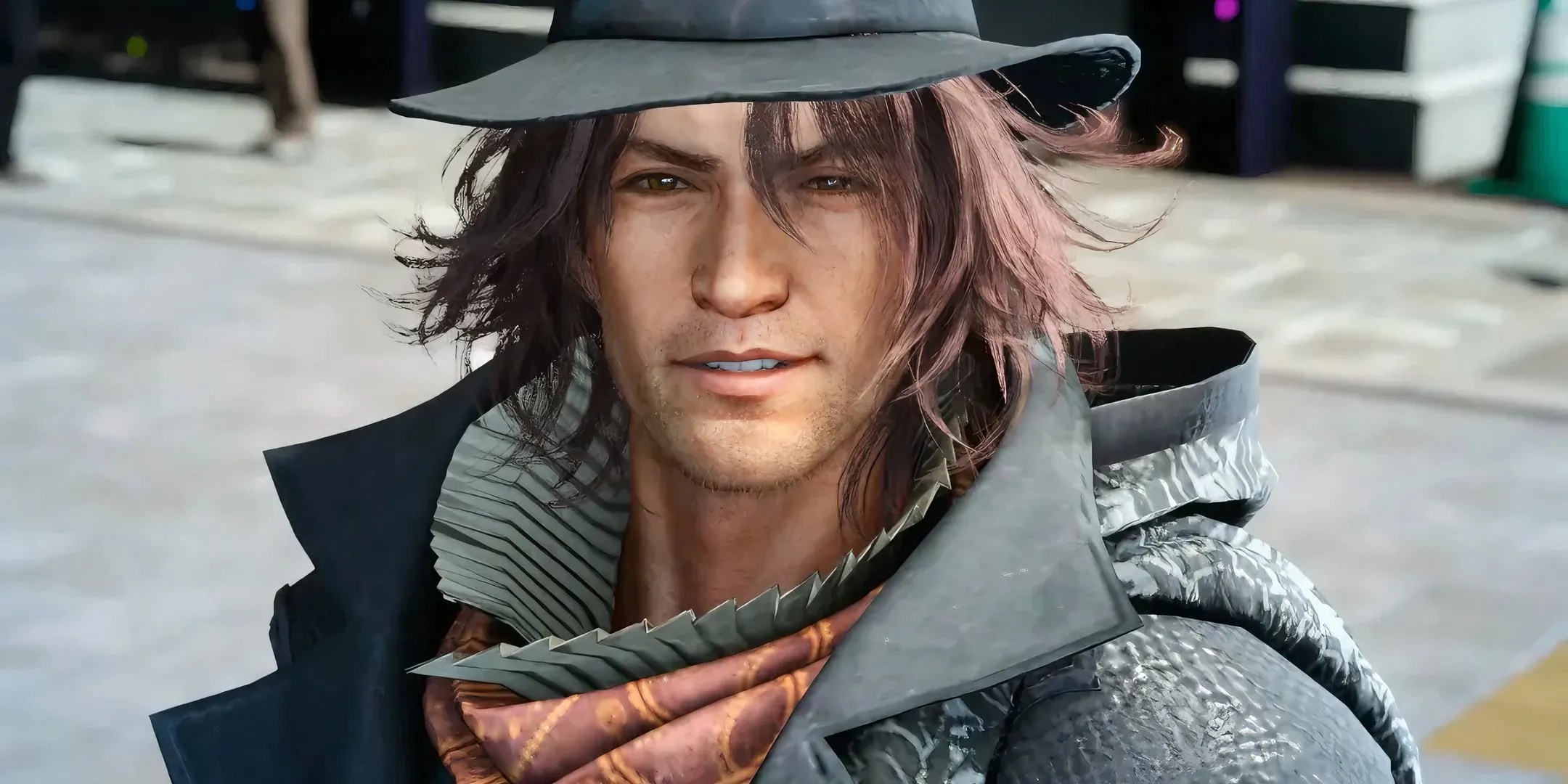 A close up of Ardyn Izunia&rsquo;s face from Final Fantasy 15.