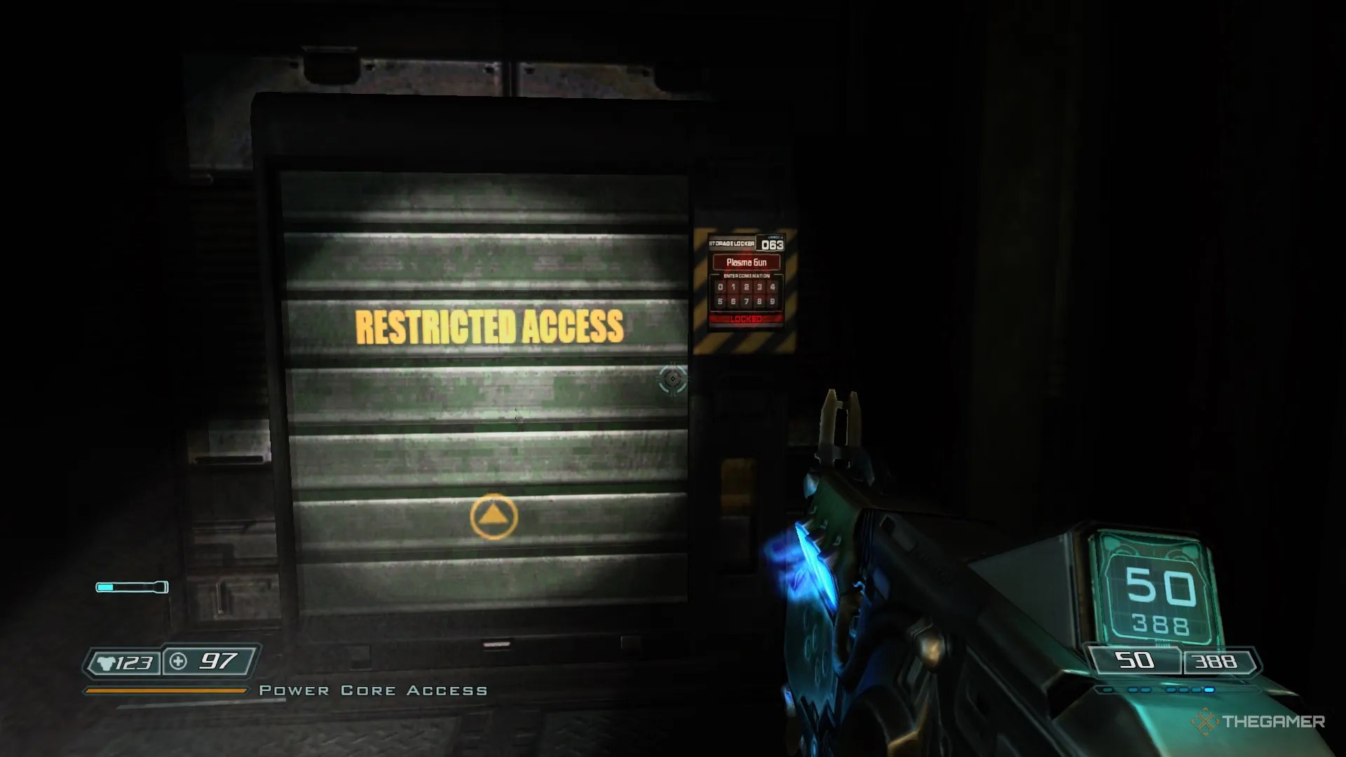 Doom 3 Locker 063 Power Core Access