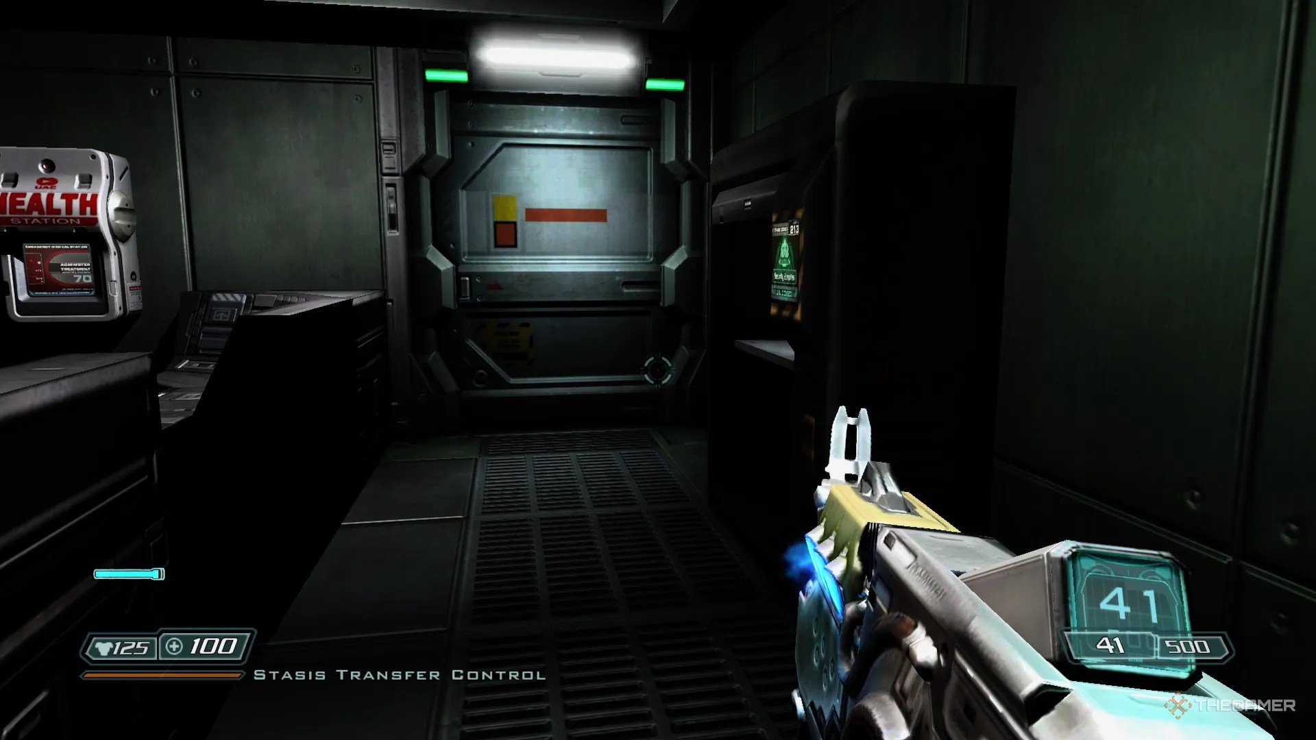 Doom 3 Locker 213 Location in Stasis Transfer Control
