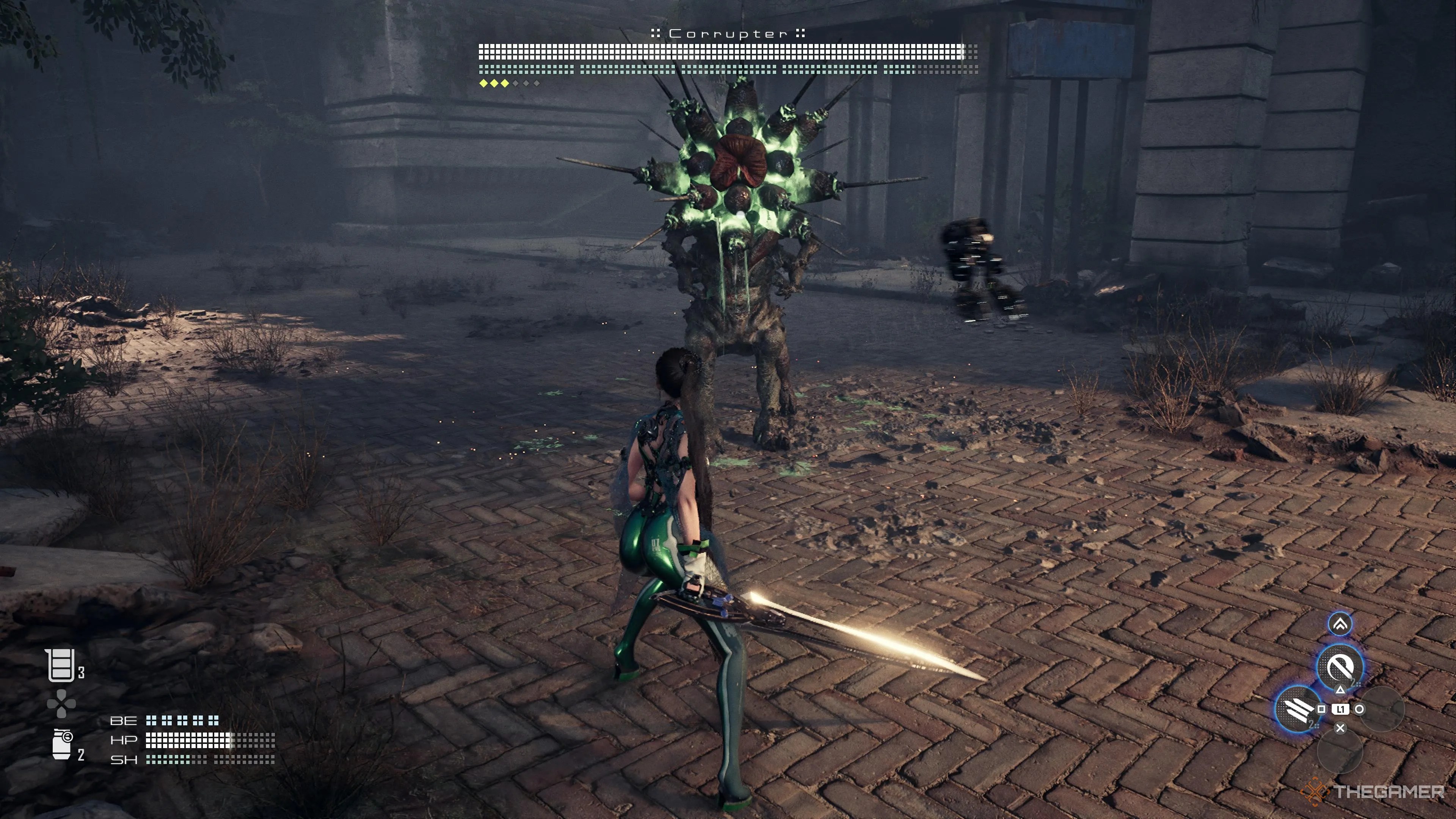 Corrupter boss fight in Stellar Blade