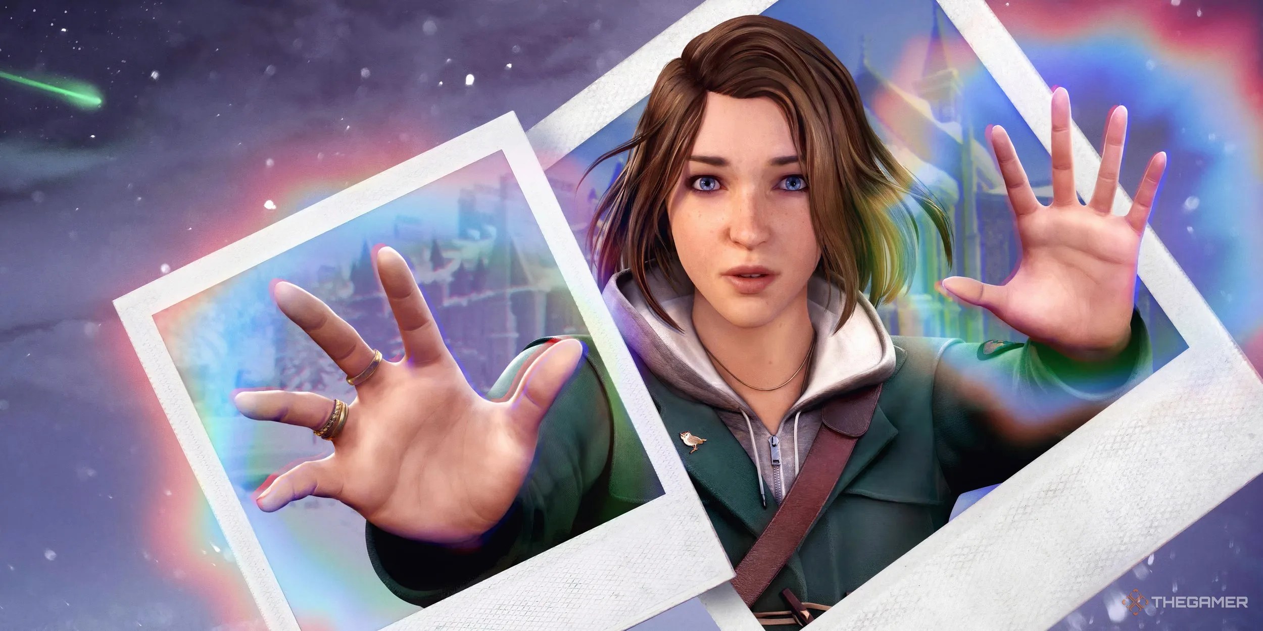 Life Is Strange Double Exposure Max with overlapping photos
