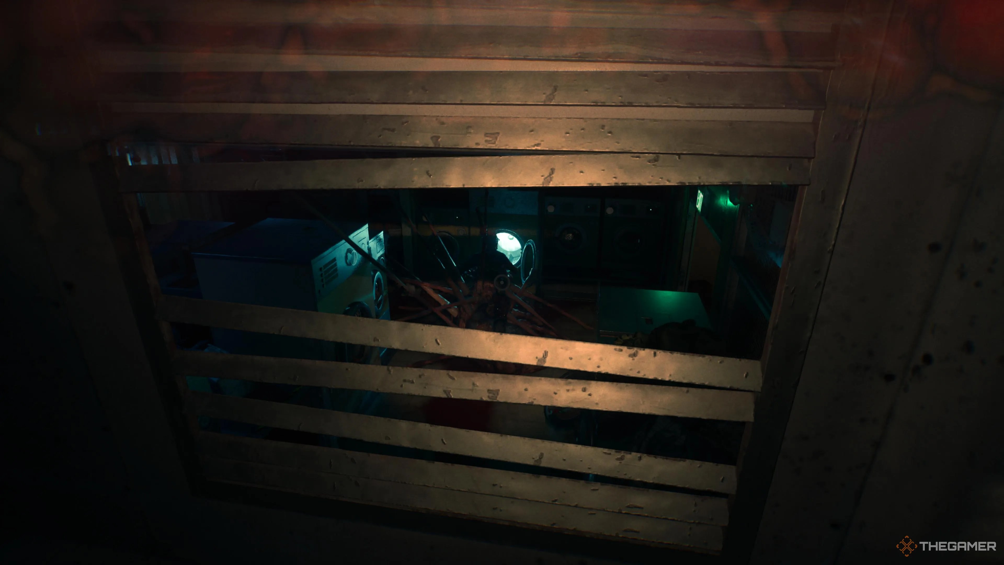 Looking at a monster in Still Wakes the Deep.