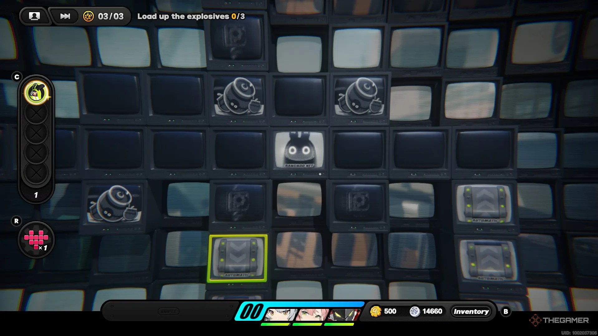 The spawn for the explosives puzzle in the HDD in Zenless Zone Zero.