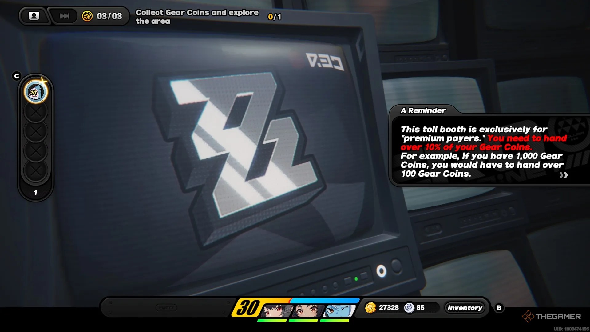 Information about Floor Two tolls in the HDD in Zenless Zone Zero.