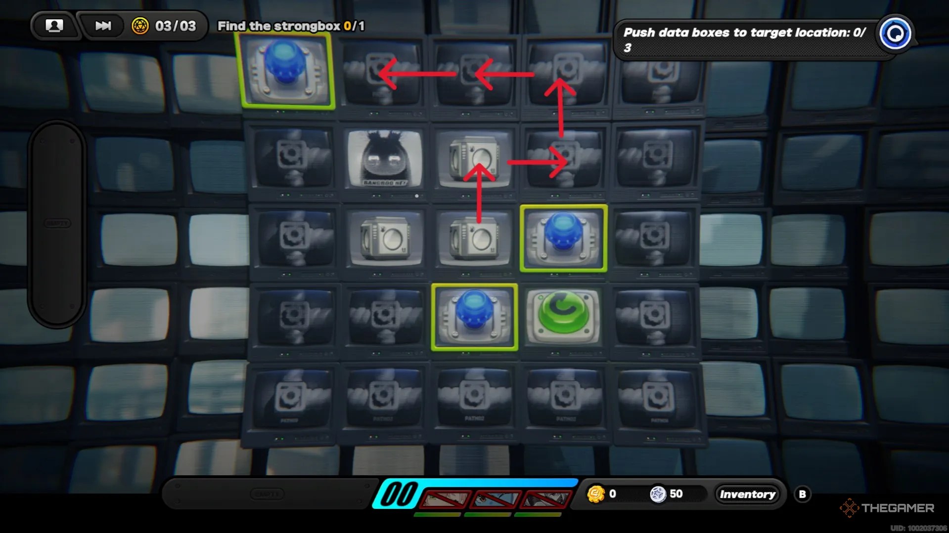 The third route for pushing boxes in the HDD in Zenless Zone Zero.