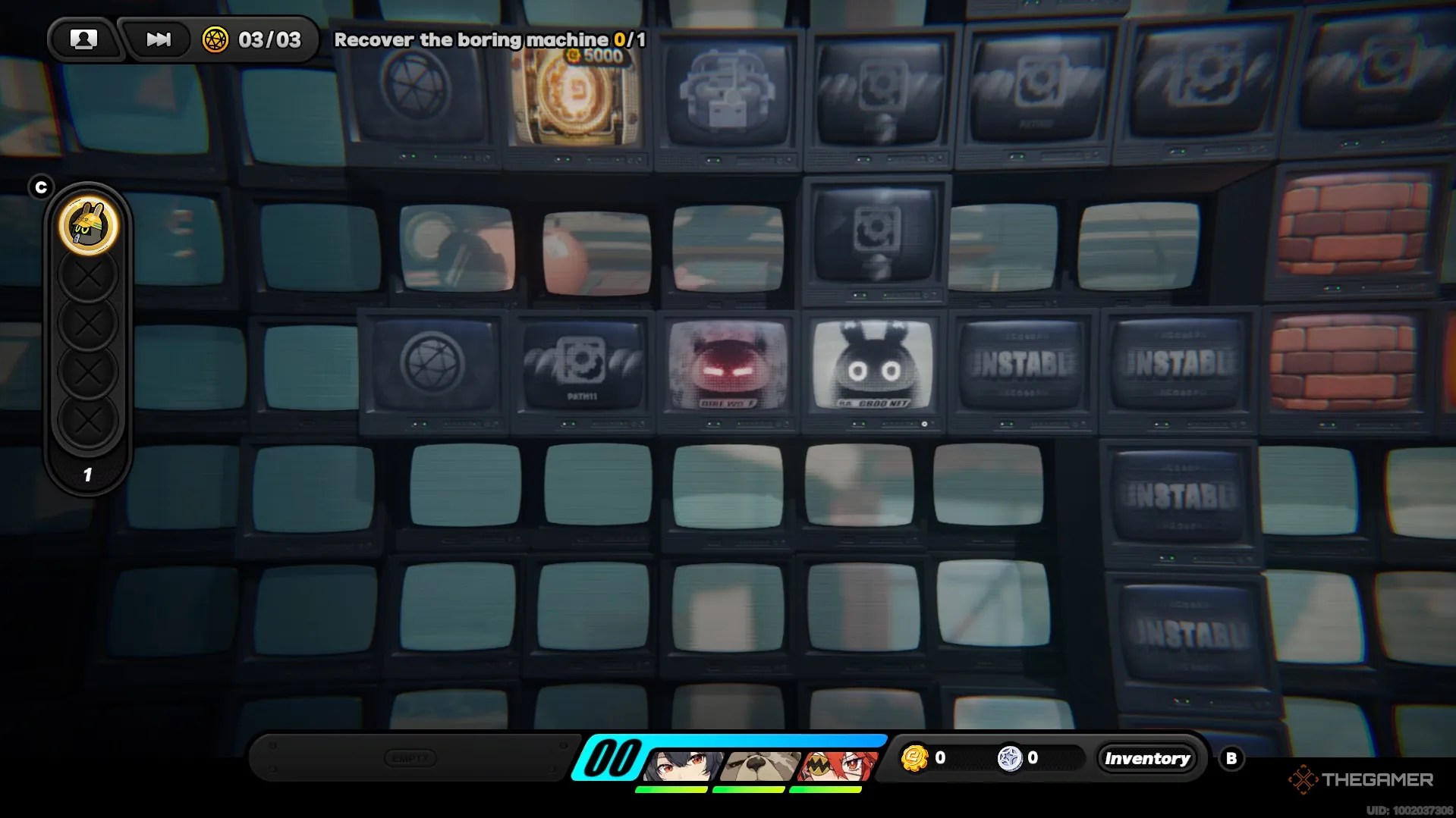 The opening HDD area for the Mechanical Love commission in Zenless Zone Zero.