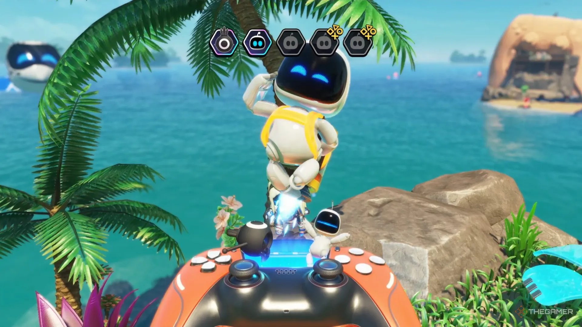 Astro Bot. Turtles In Trash. The third bot.