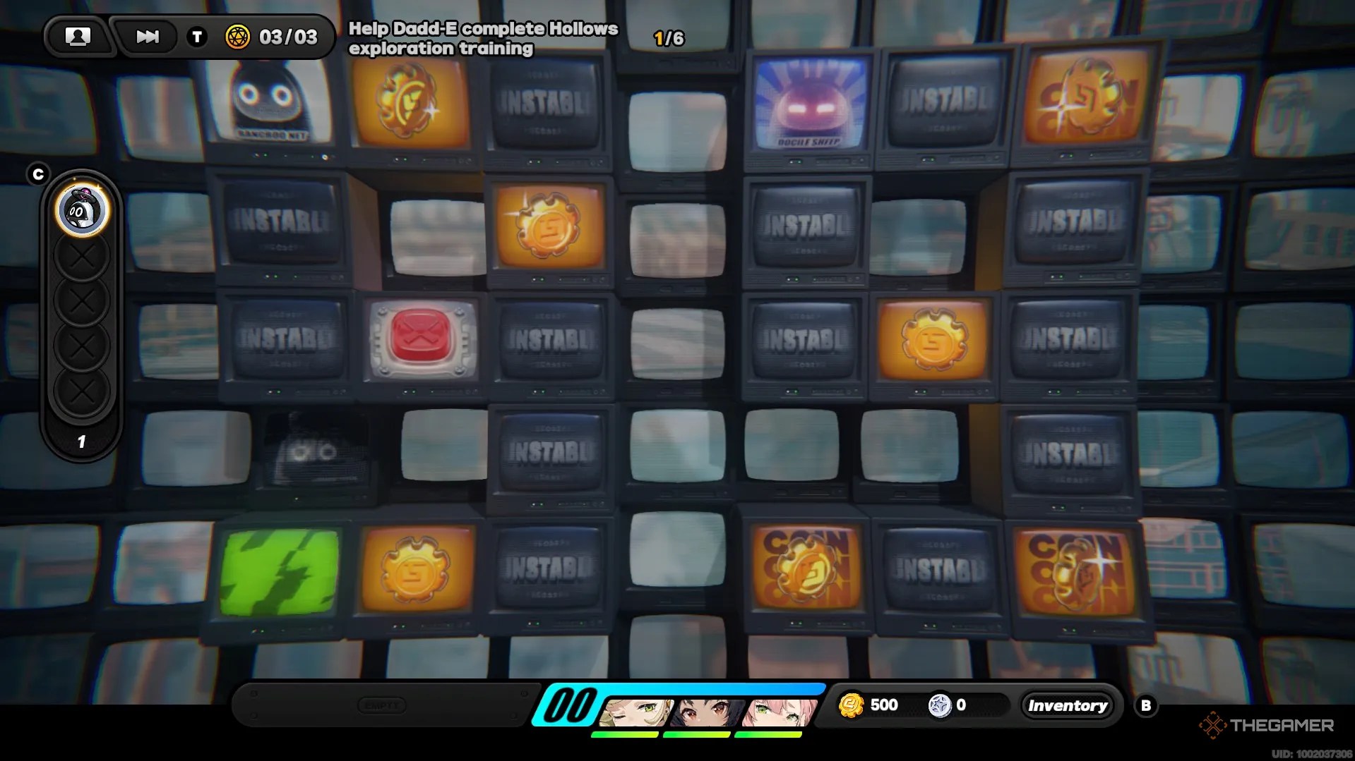 Glowing television screens in the shape of the number 89 in Zenless Zone Zero.