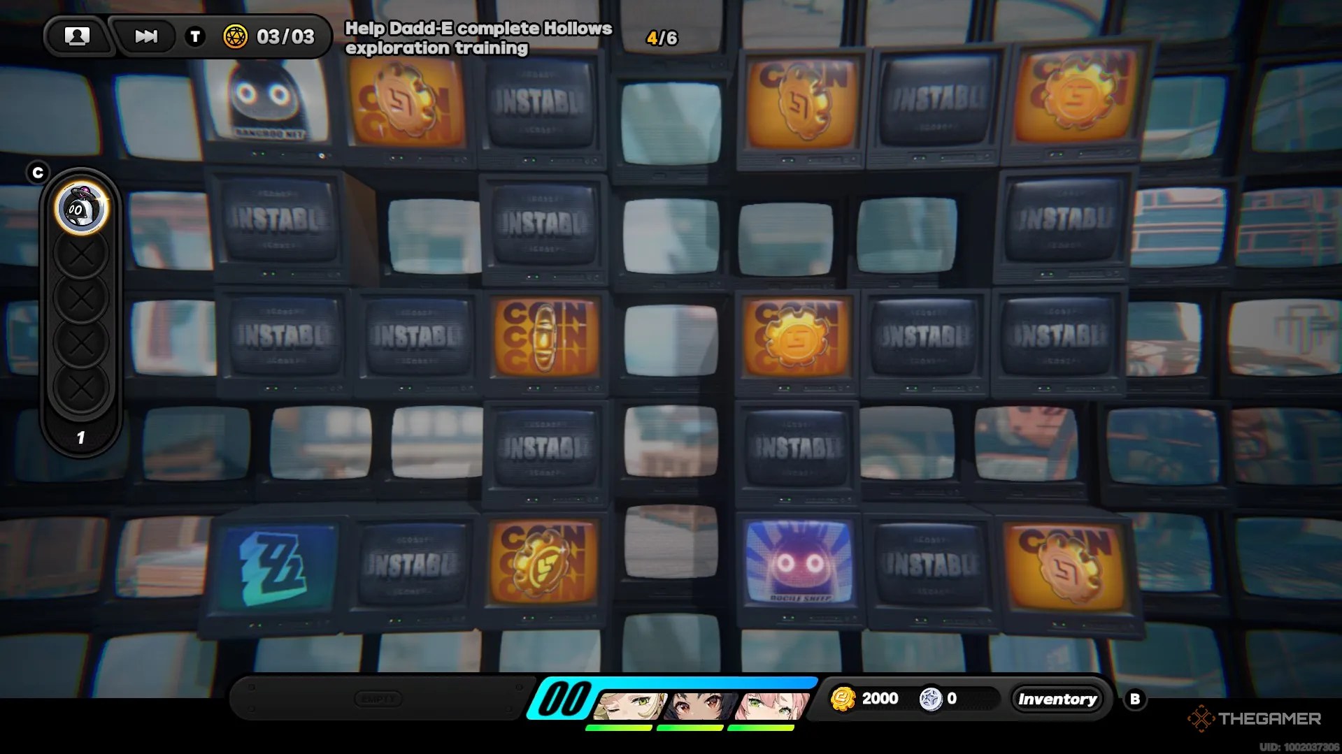 Glowing television screens in the shape of the number 92 in Zenless Zone Zero.