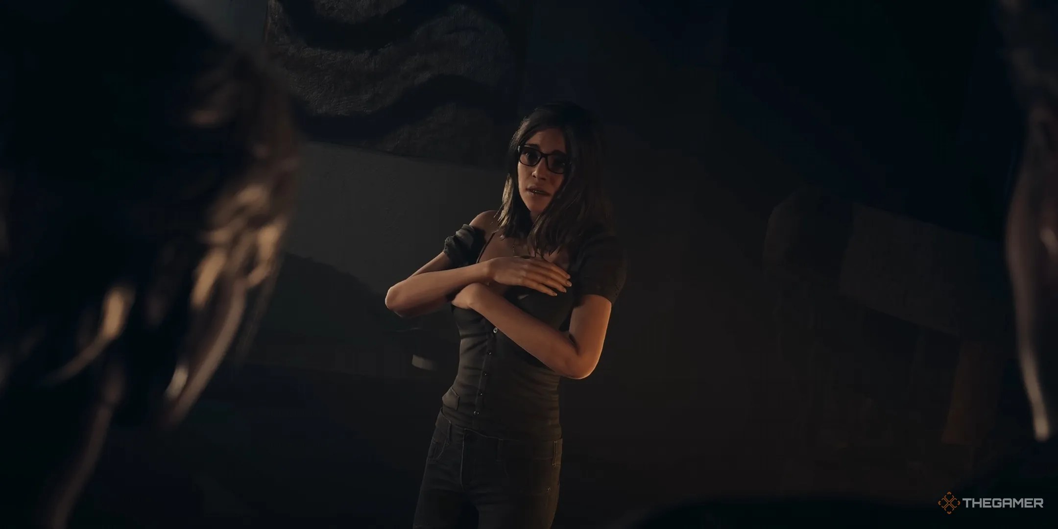 Hannah feeling claustrophobic and vulnerable in the Until Dawn Remake.