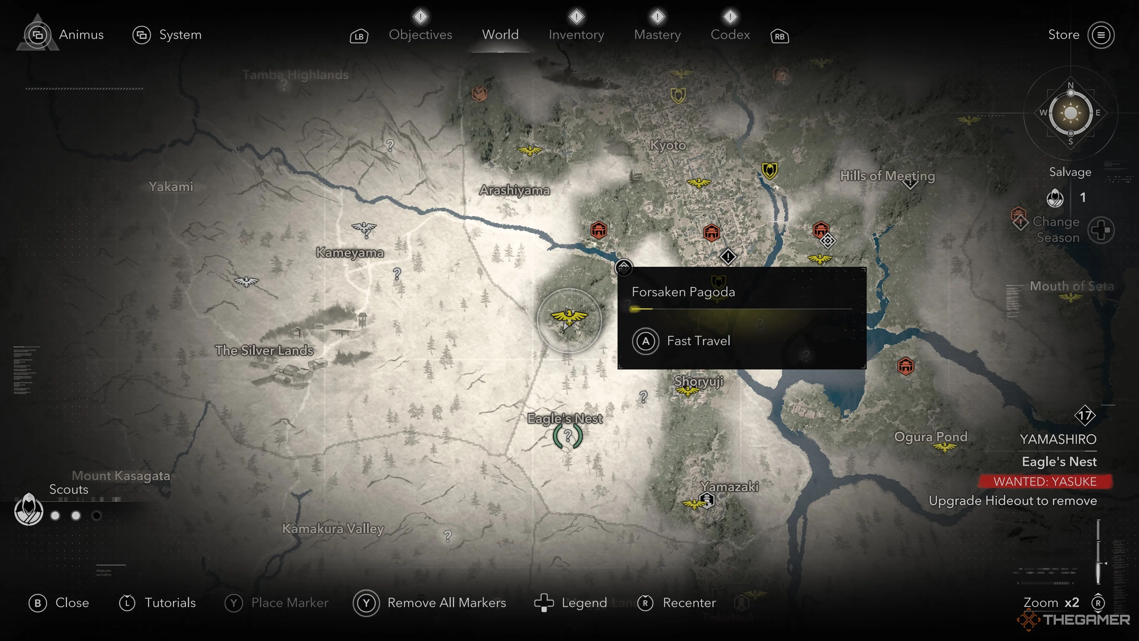 The Chaos Or Order Bandit Location Four in Assassin&rsquo;s Creed Shadows.