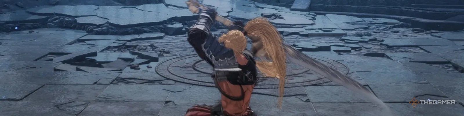 Khazan using his swift attack In The First Berserker Khazan.