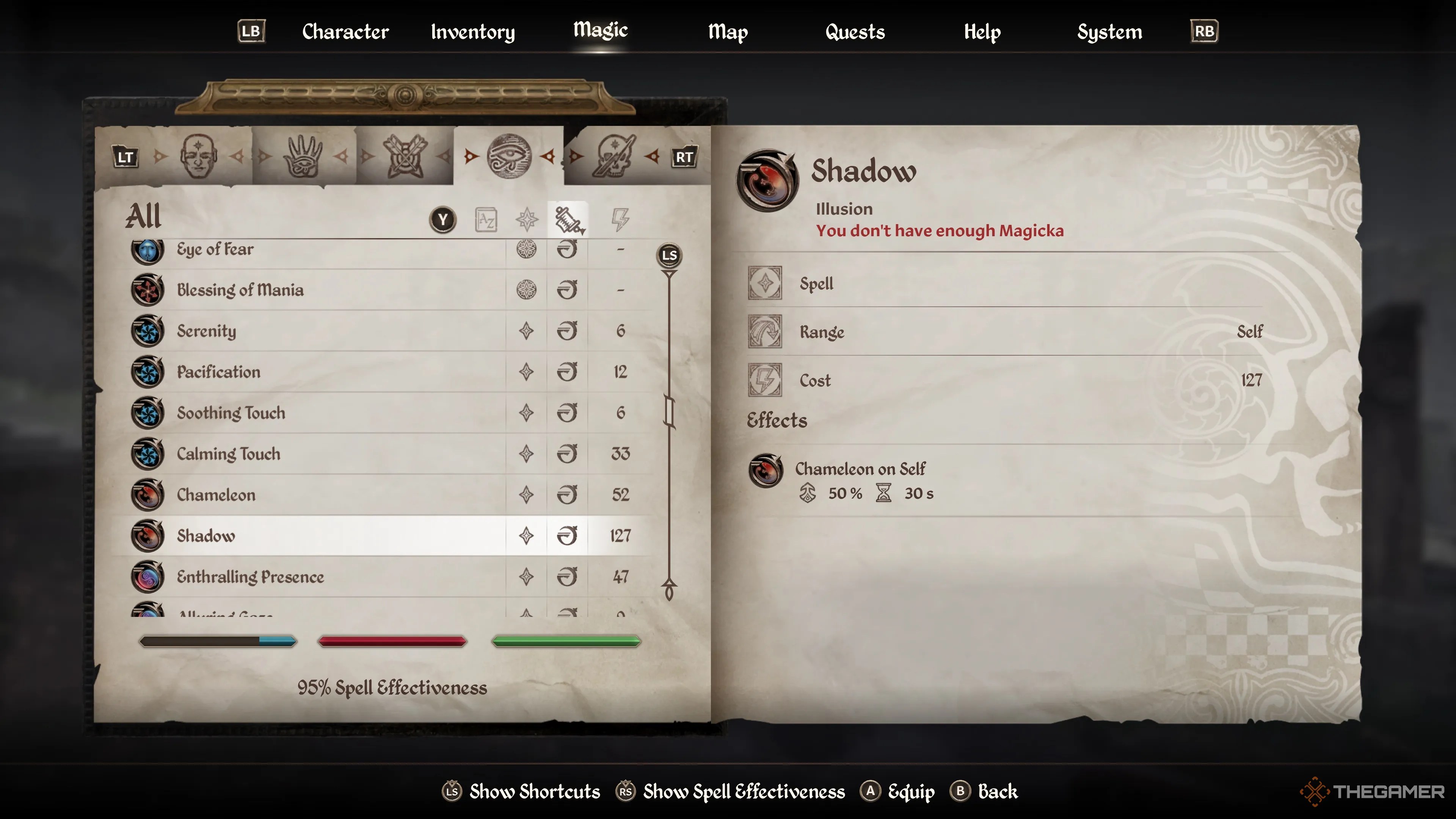Oblivion Remastered Best Illusion Spells Shadow 4