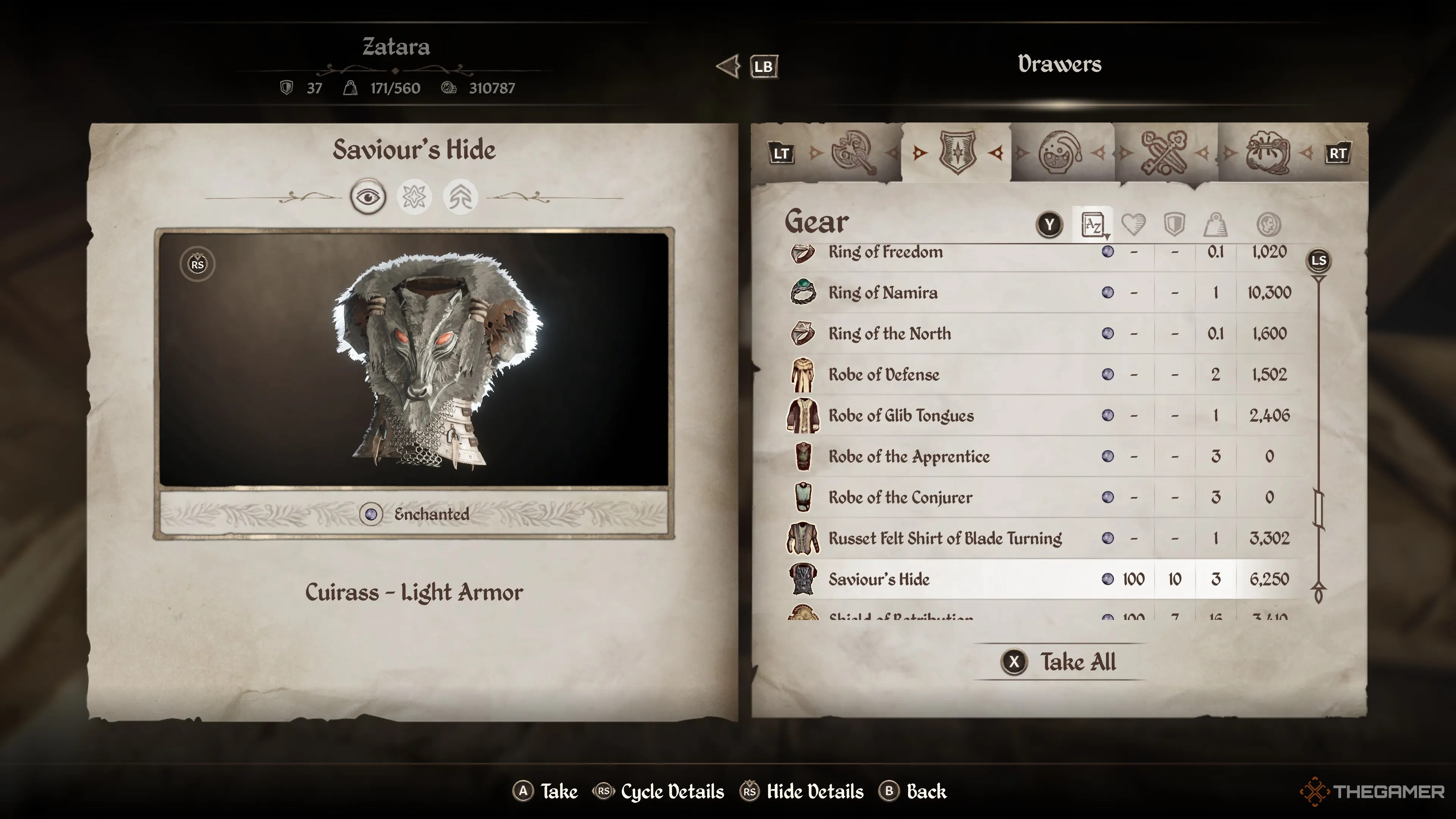 Oblivion Remastered Best Light Armor Saviour&rsquo;s Hide 2