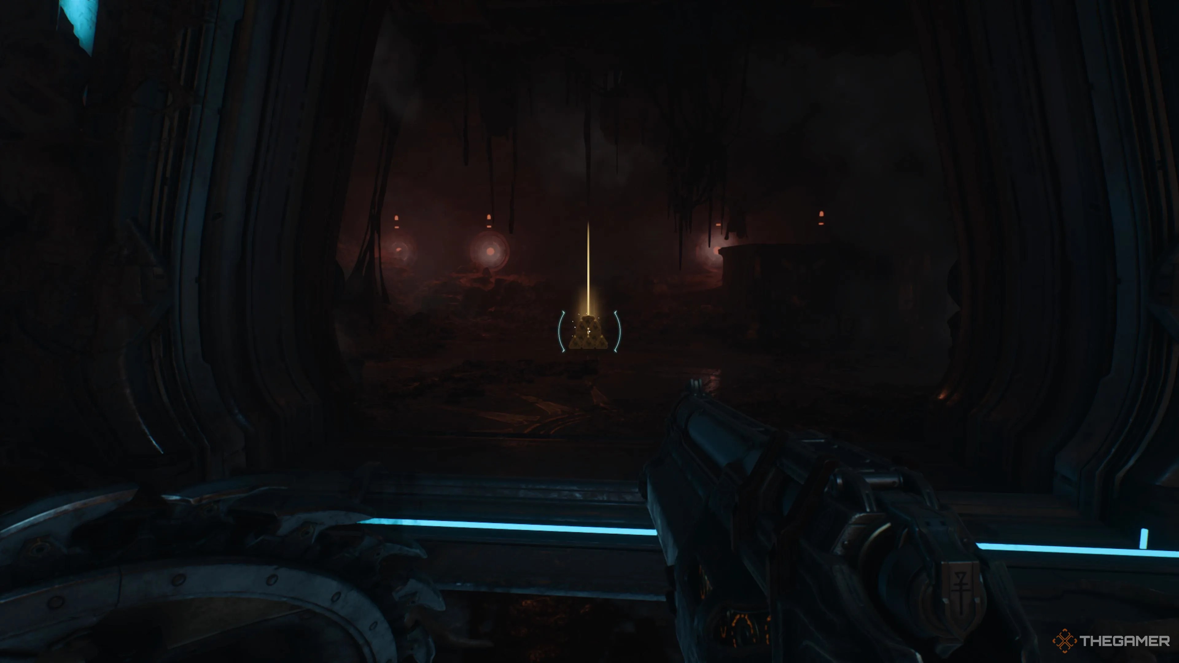 Pile of gold near the end of the Hebeth stage in Doom The Dark Ages.