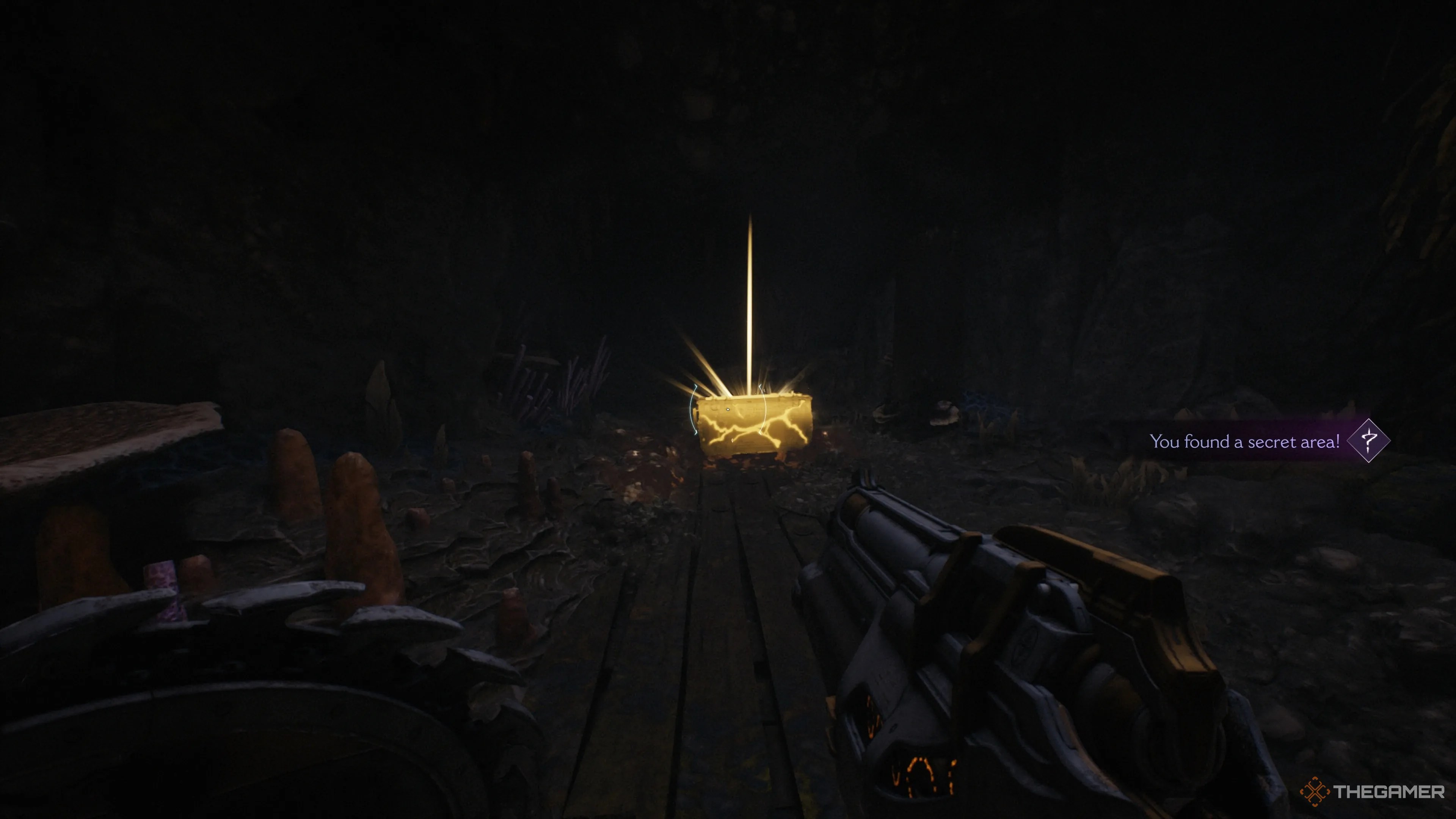 The treasure chest next to the second gate in The Temple Of Lomarith in Doom The Dark Ages.