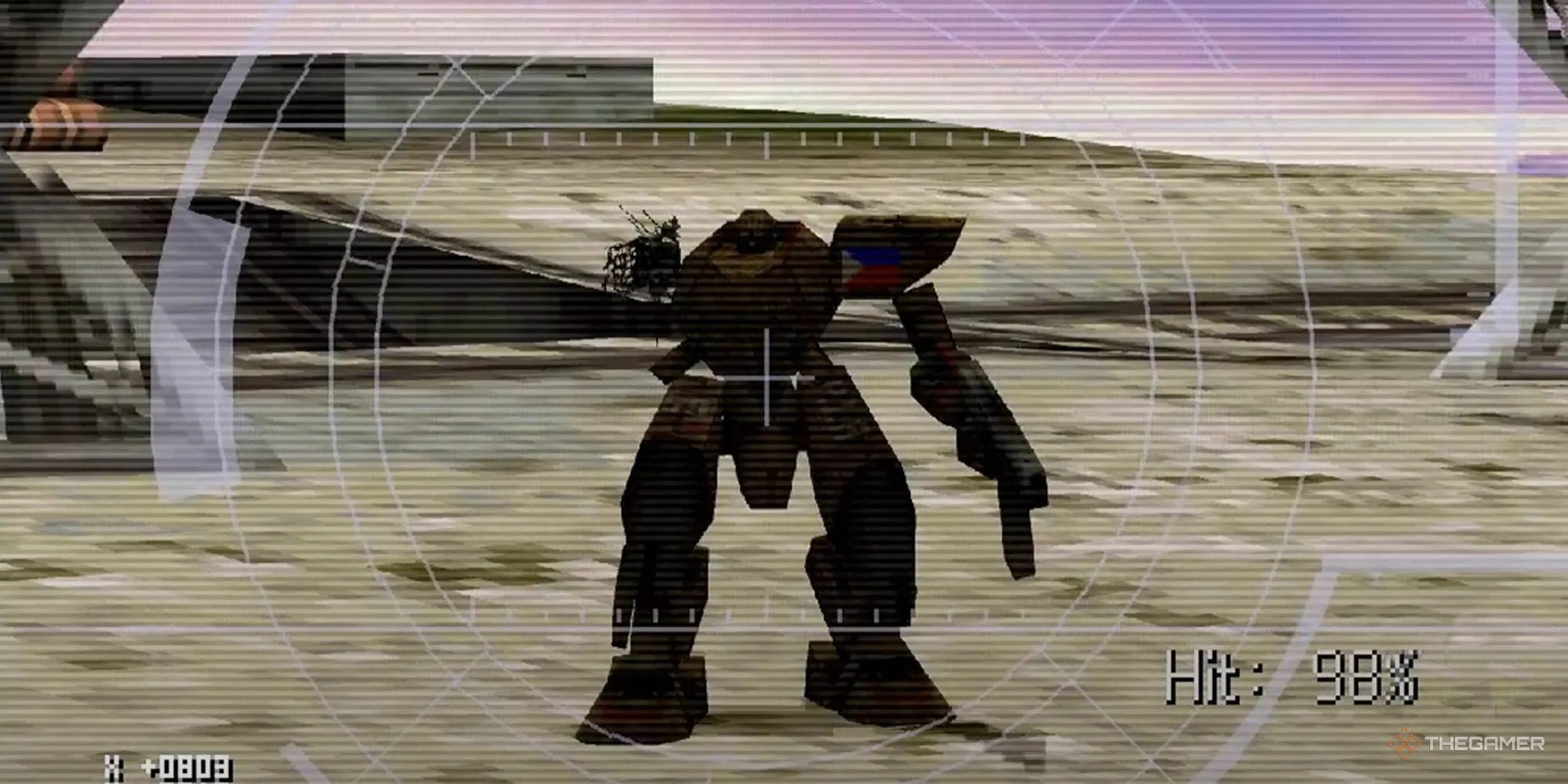 Targetting a Wanzer in Front Mission 3.
