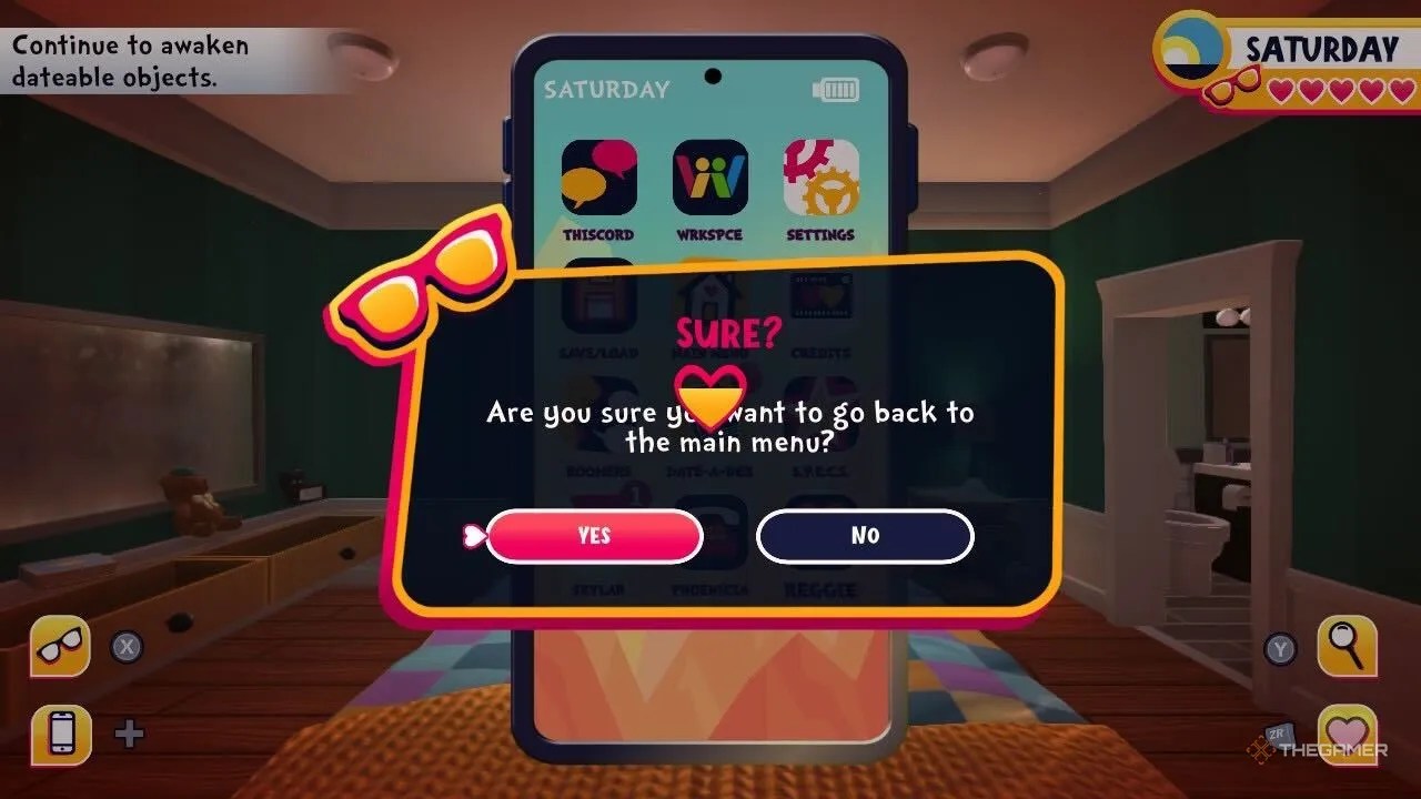 Triggering Textbox-chan on a menu in Date Everything!