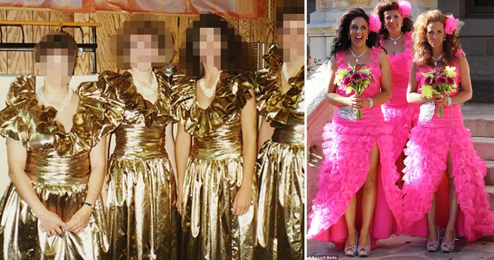 15 Disastrous Dresses That Prove These Brides Hate Their Bridesmaids