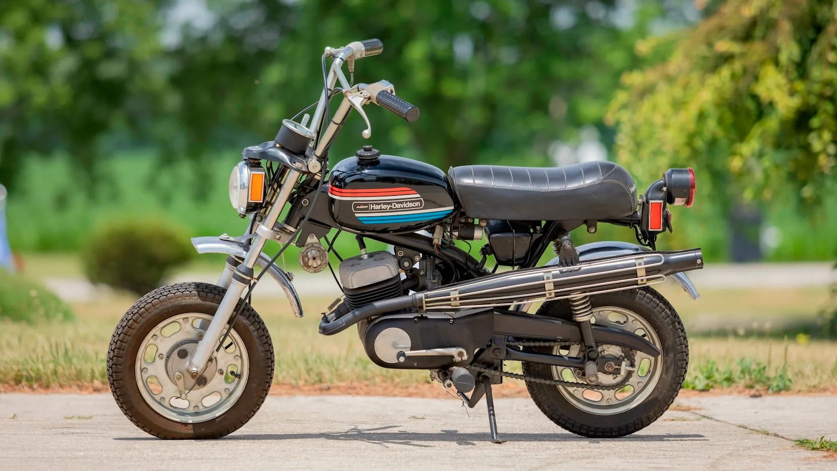 The Smallest Harley-Davidson Once Took On The Honda Monkey