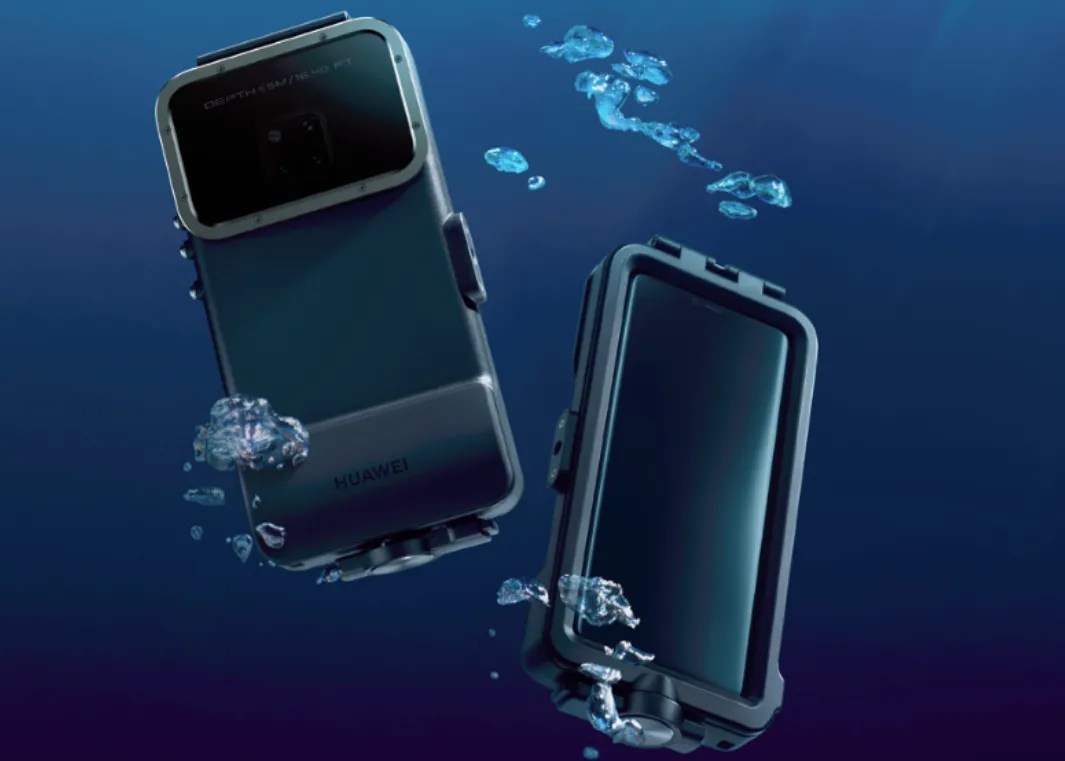 Huawei releases a "waterproof" case for the Mate 20 Pro's Underwater Mode