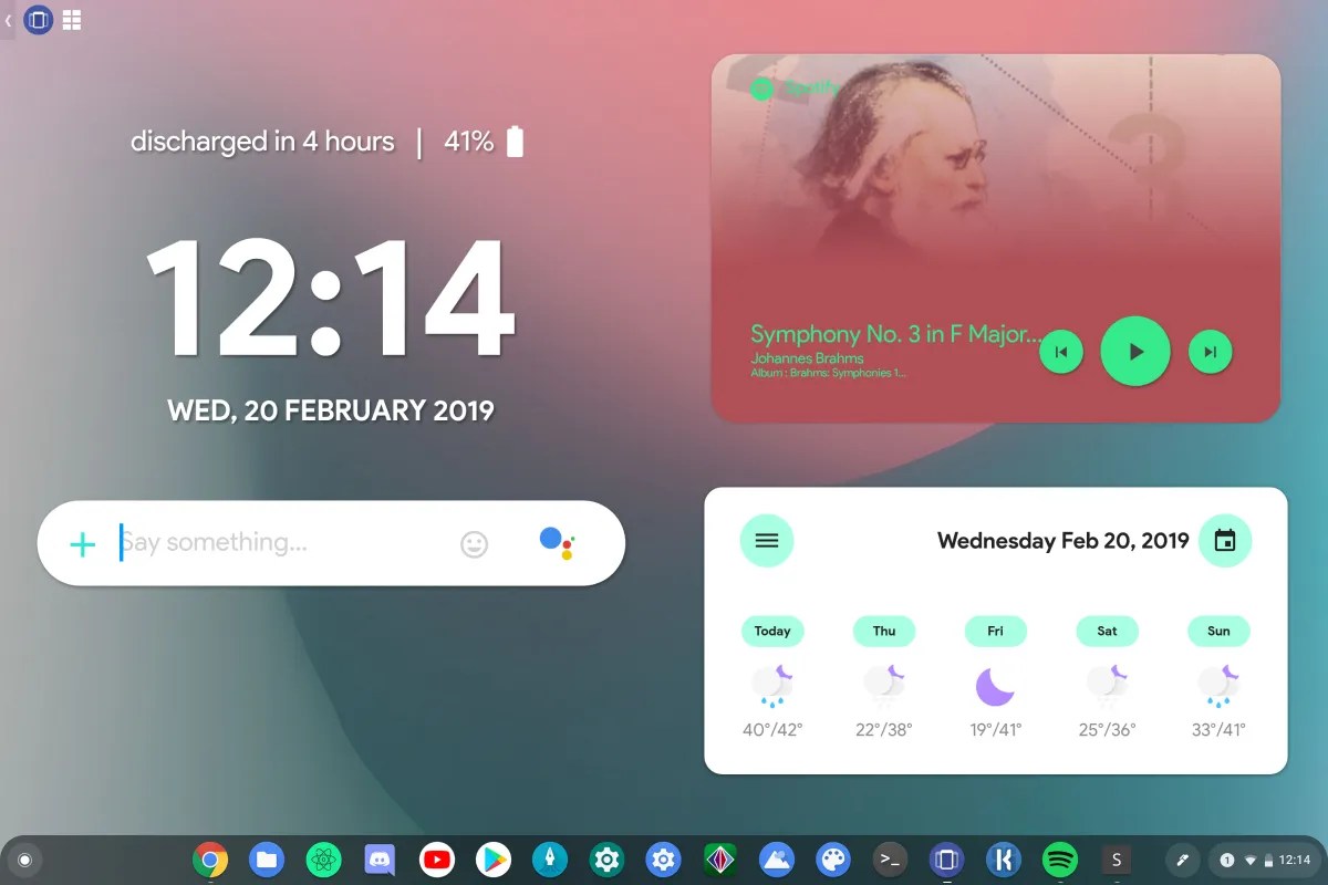 Android Widgets can be used on the Chrome OS desktop Here's how