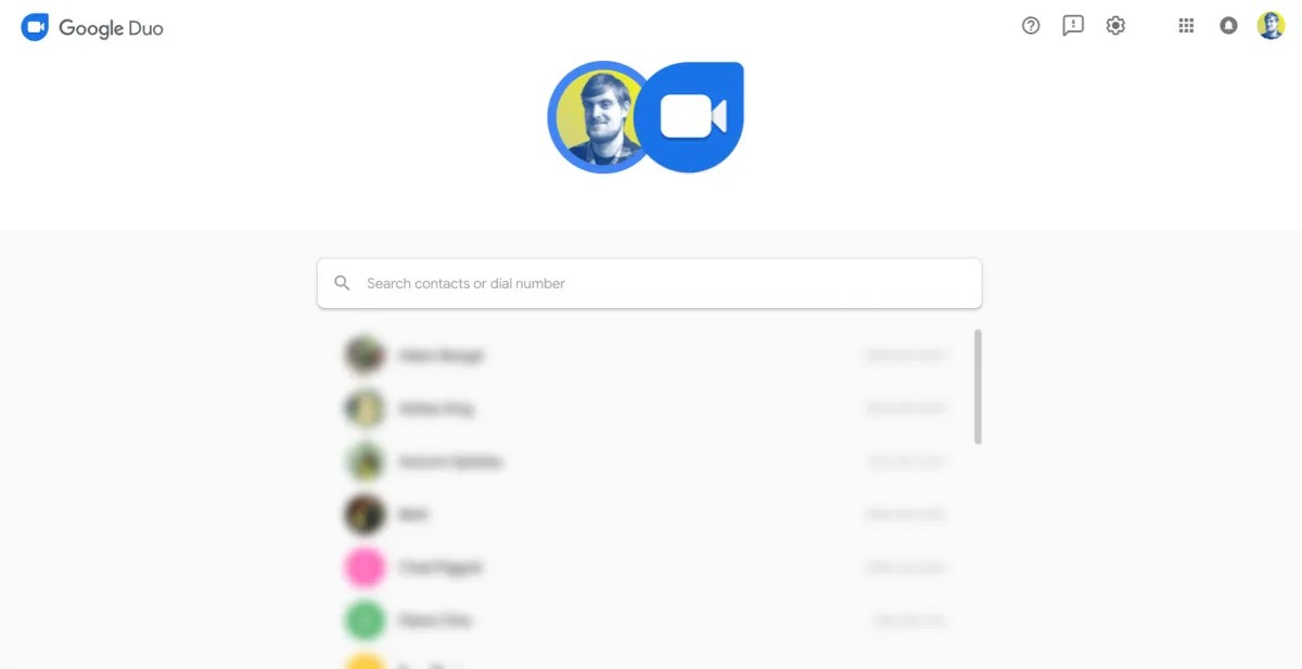 Google Duo for the web is now available