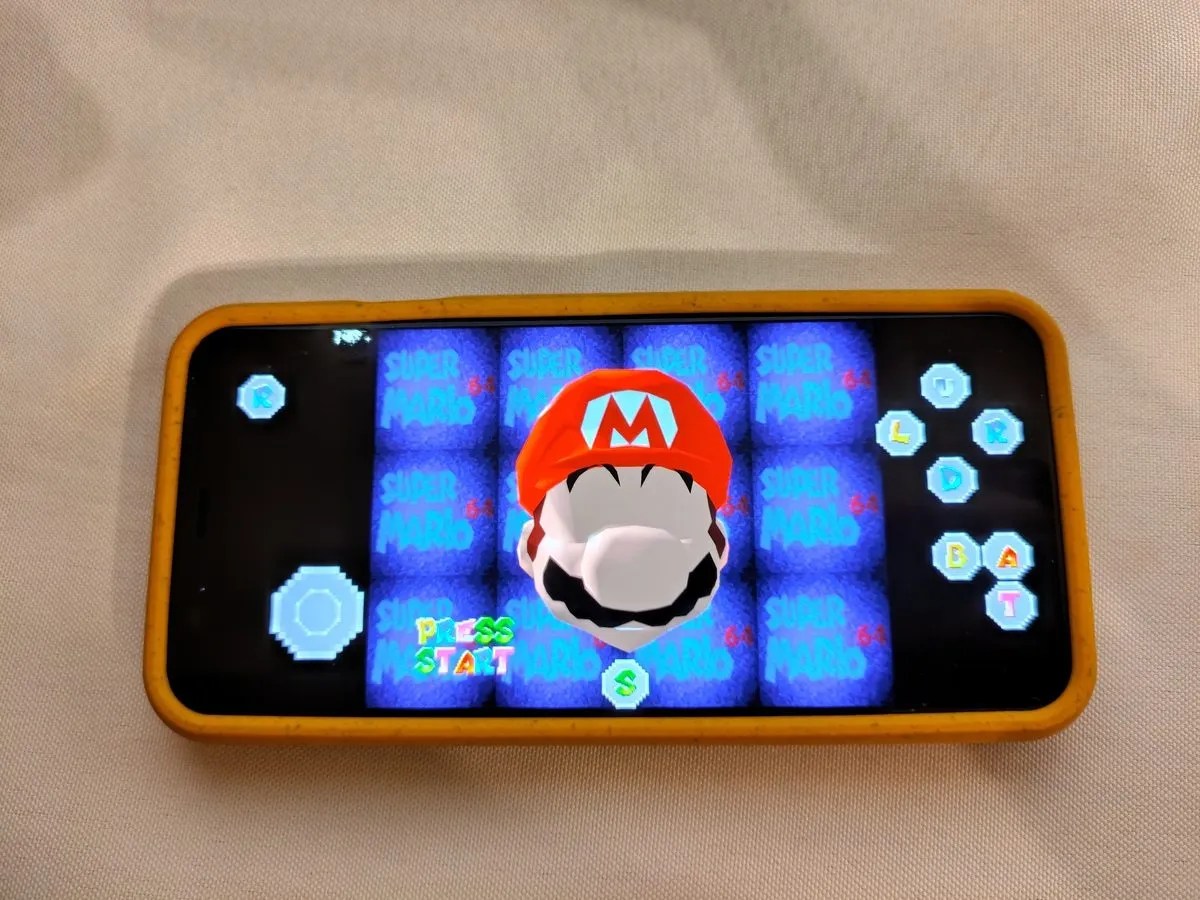 Super Mario 64 can be natively run on Android without a Nintendo 64